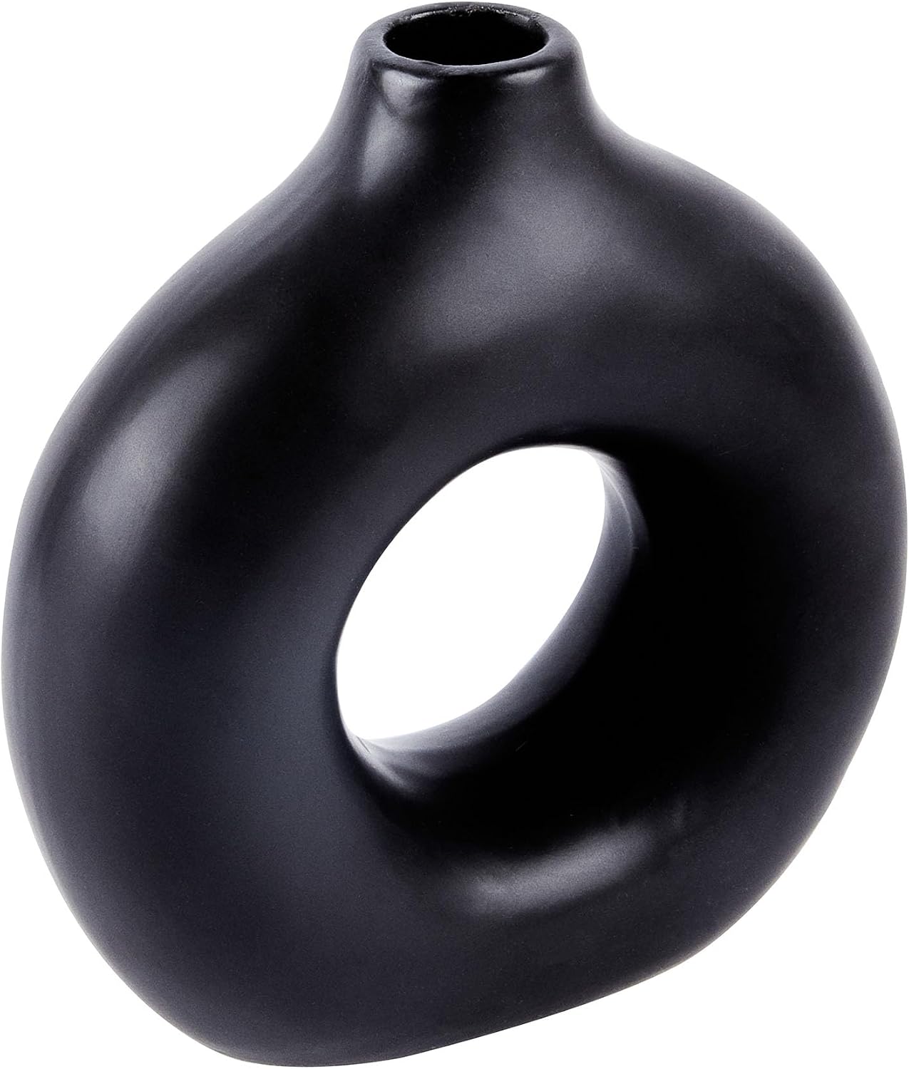 Fresh Or Artificial Flowers / Black / Donut