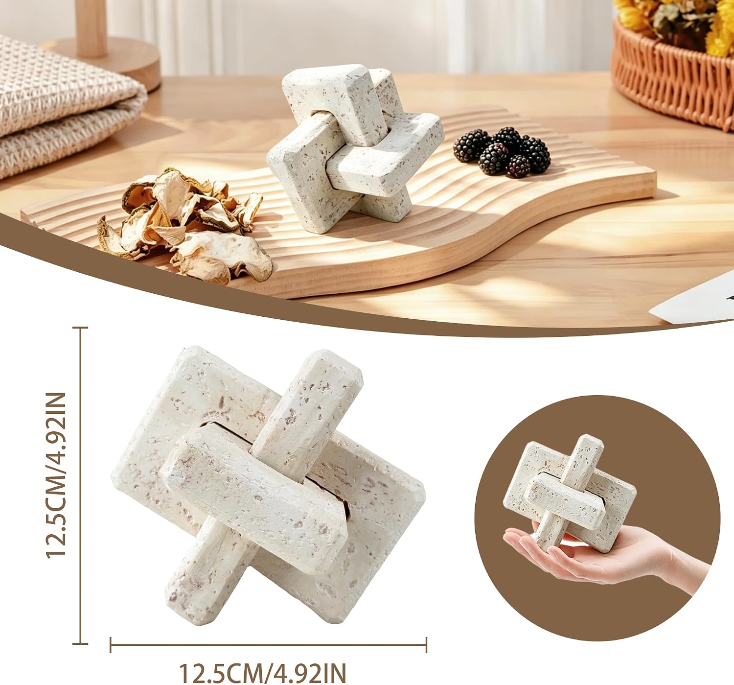 Resin Knot Statues Home Decor