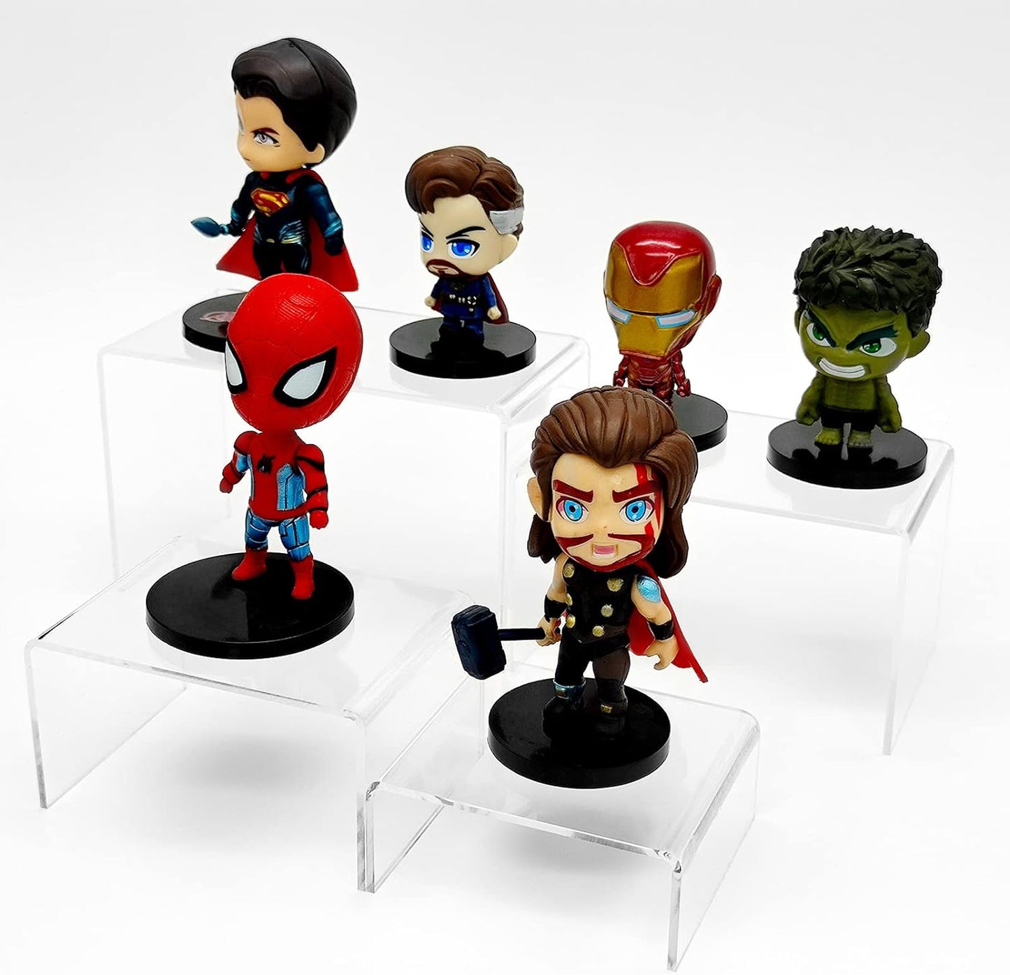 Acrylic Display Risers Product Stand / Clear / Set of 8