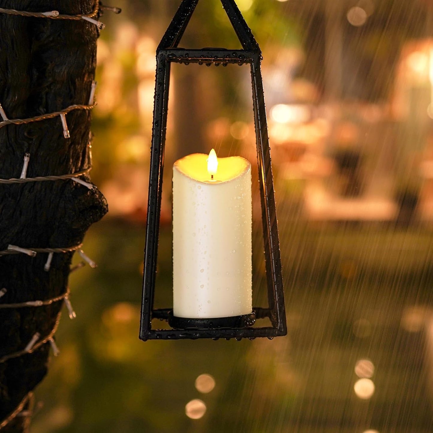Homemory Flameless Candles with Timer and Remote Control, Battery Operated LED Candles, Realistic Fake Plastic Candles