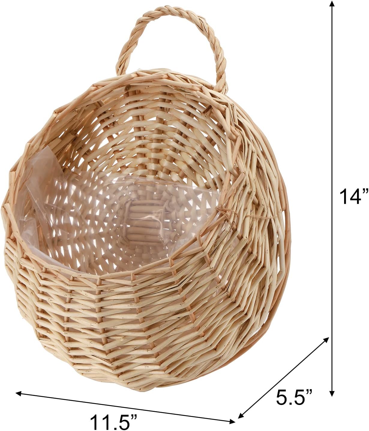 Hanging Wicker Woven Basket for Plants