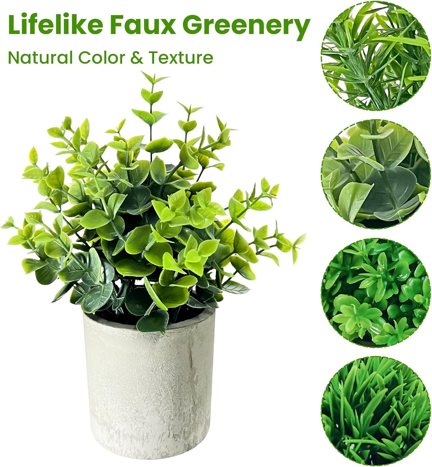 Artificial Potted Plants Small Faux Plants