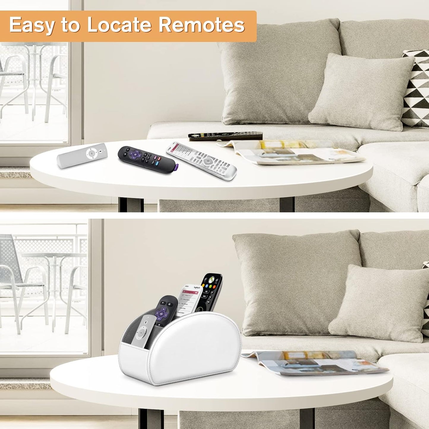 Remote Control Holder / White