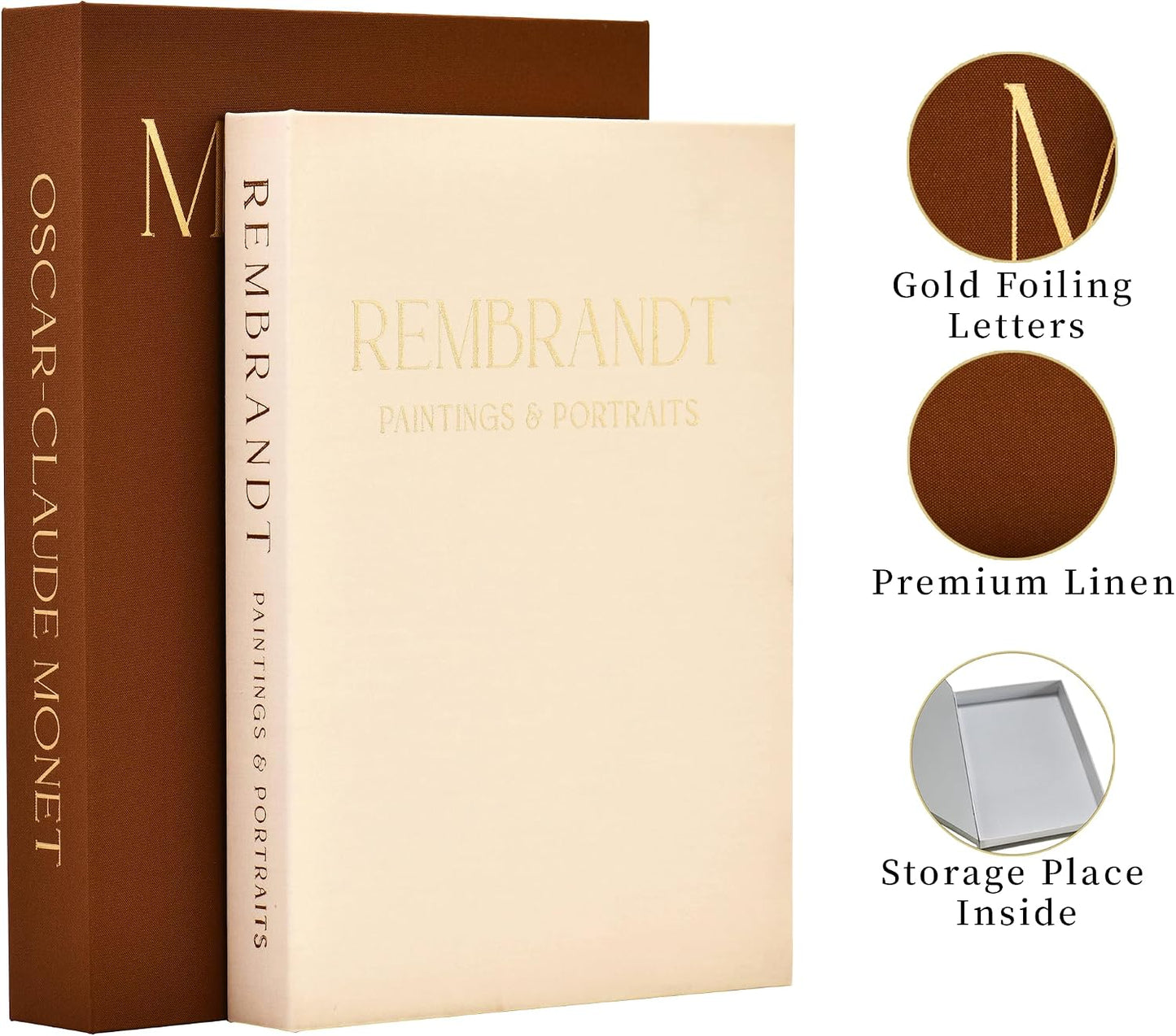 Decorative Books / Brown-beige