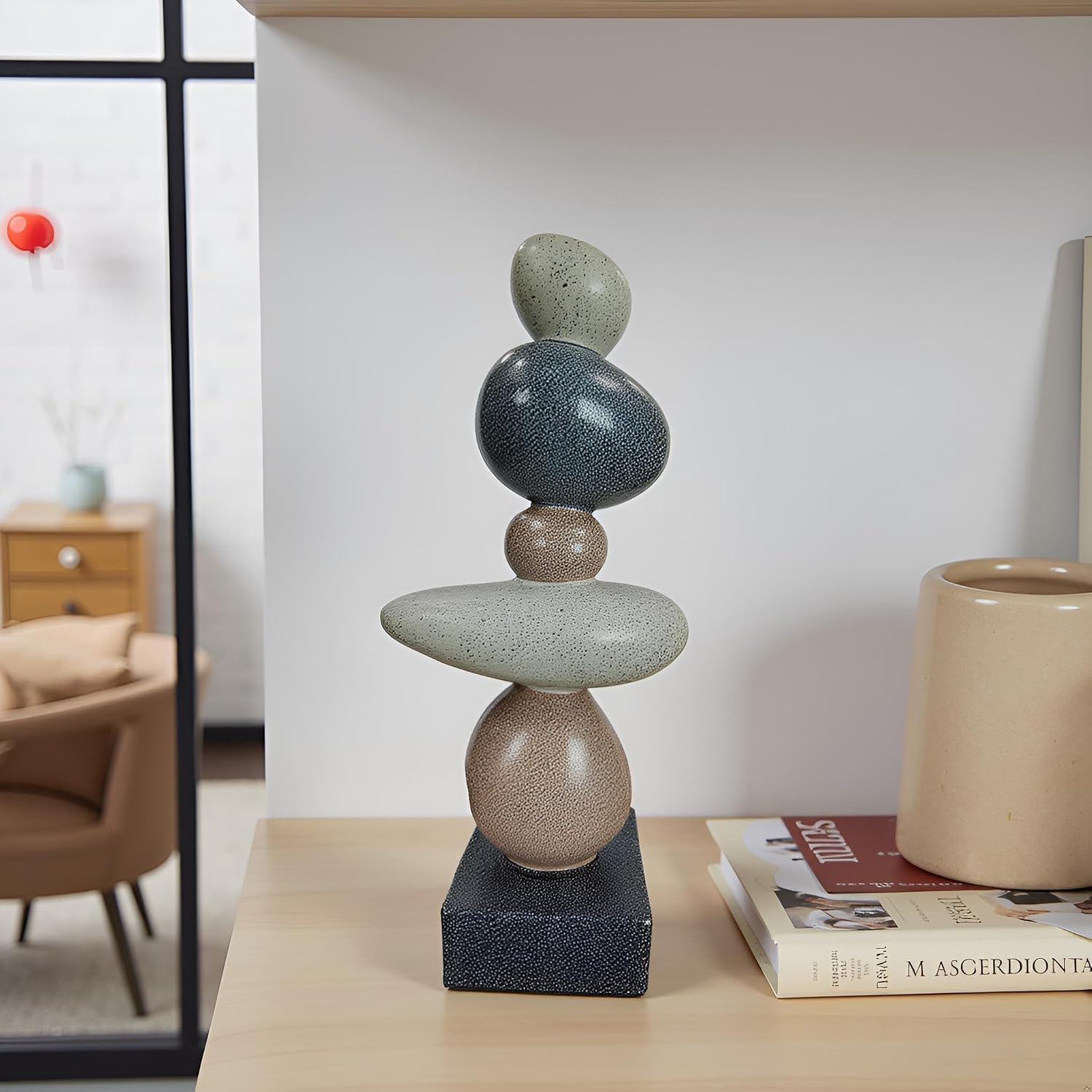 Sandstone Statue Decor / 13" Marble Color