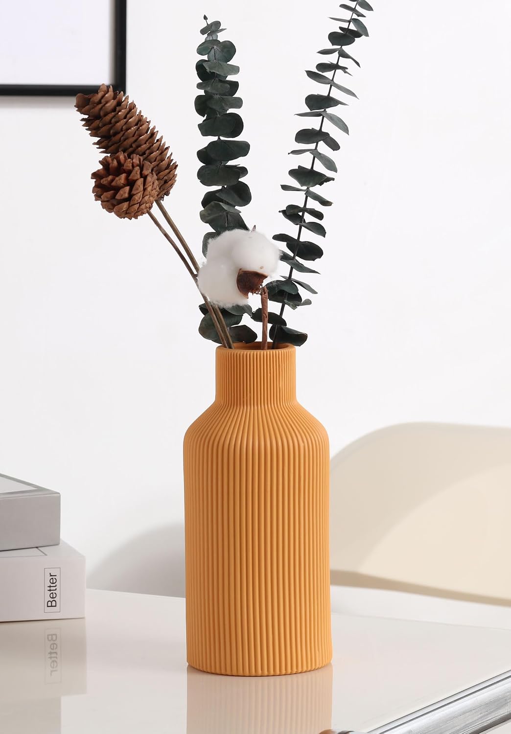 Ceramic Vase for Decor / Orange