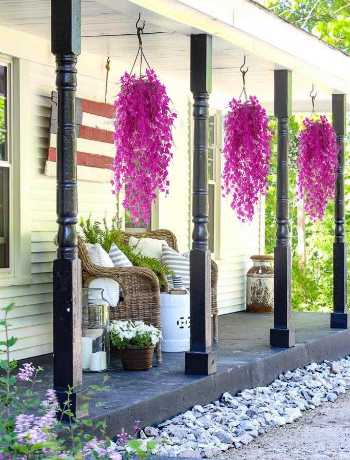 RECUTMS 3Pcs Fake Hanging Plant Artificial Ivy Leaf Faux Vine Plant Outdoor