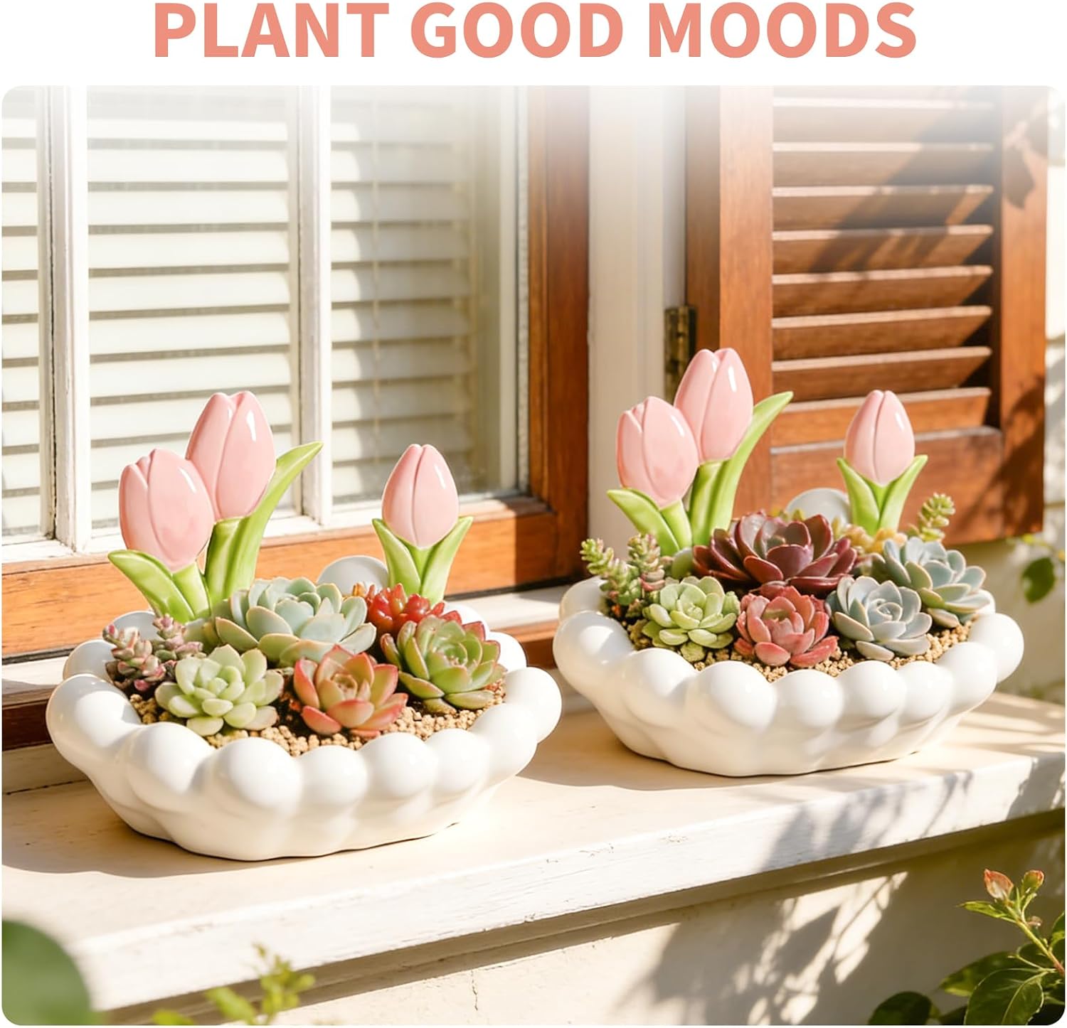 Ceramic Tulip Jewelry Tray
