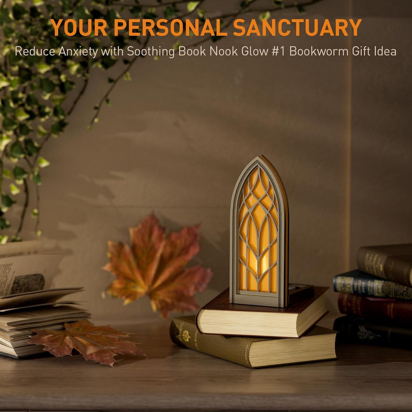 Solid Wood Fantasy Book Nook Shelf Insert