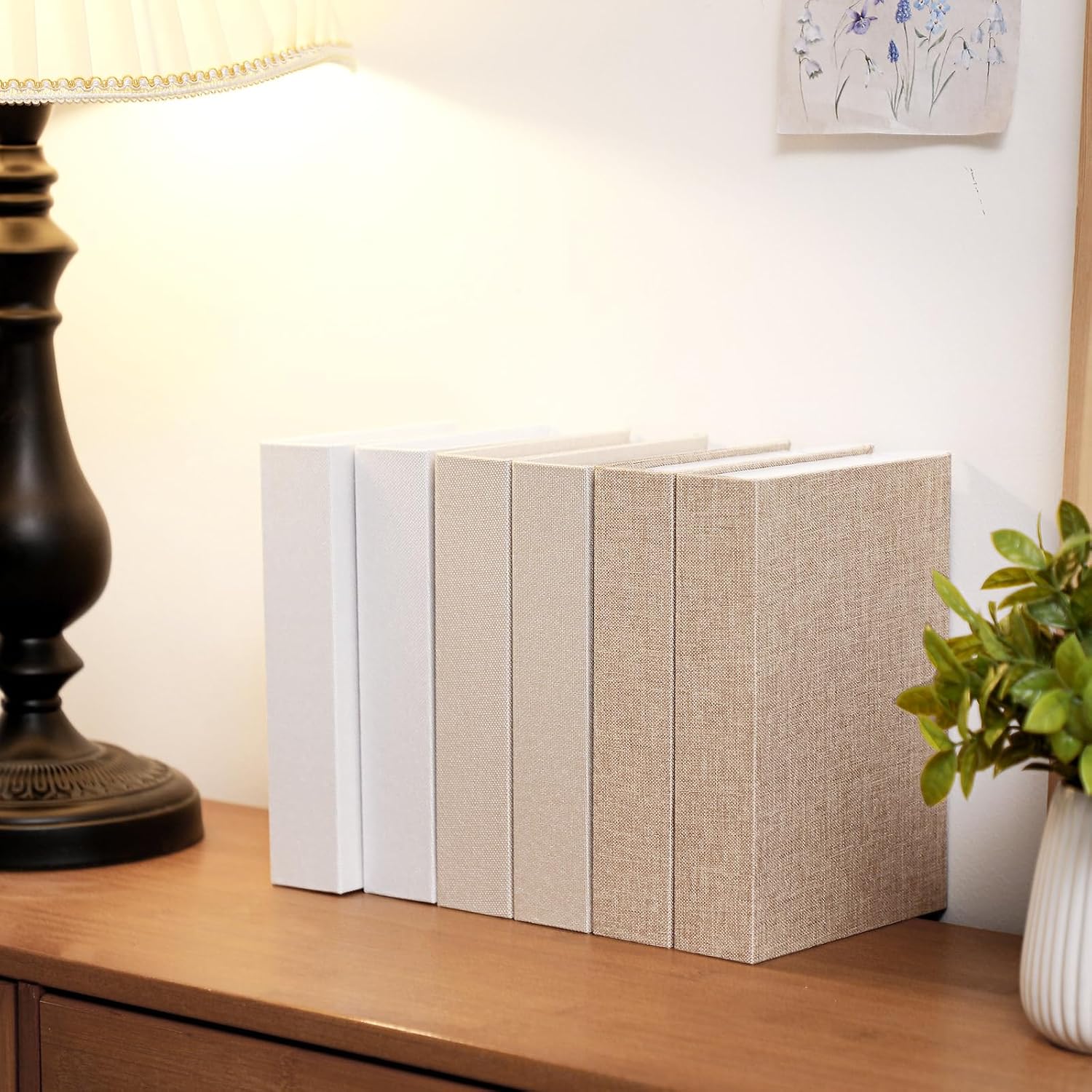 Faux Decorative Books Set / Multicolor / Set of 6