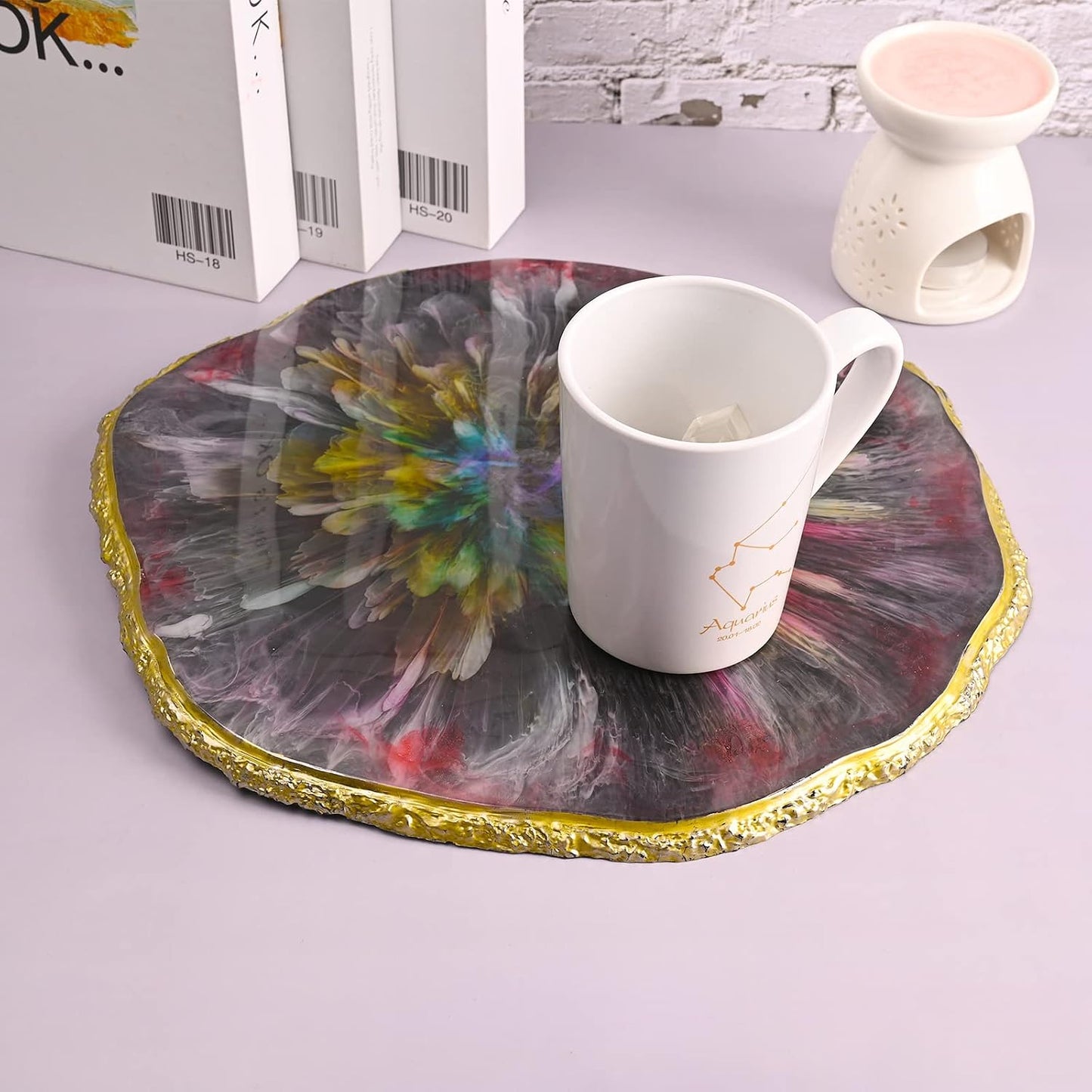 Resin Tray Molds / Round Tray Molds for Epoxy Resin
