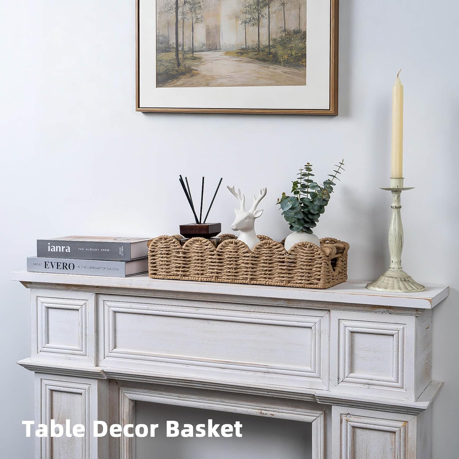 Back of Toilet Paper Storage Baskets Tray / Neutral
