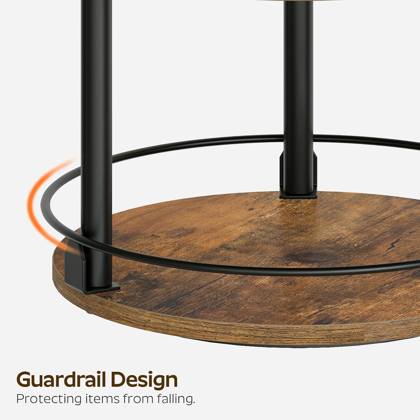 3-Tier Lazy Susan Organizer, Rotating Spice Rack, Spinning Organizer, Industrial Turntable Spice Rack Organizer for