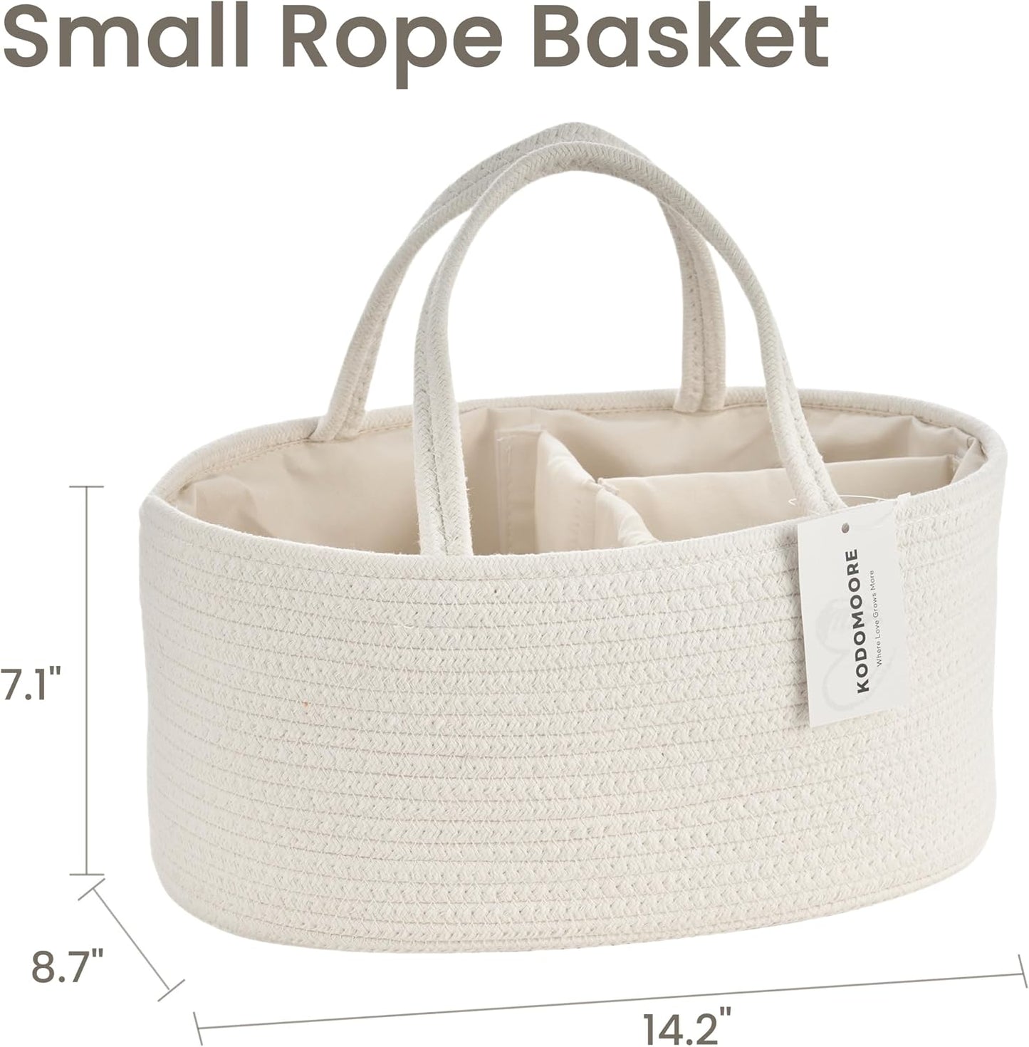 Baby Storage Basket / Off White / Small