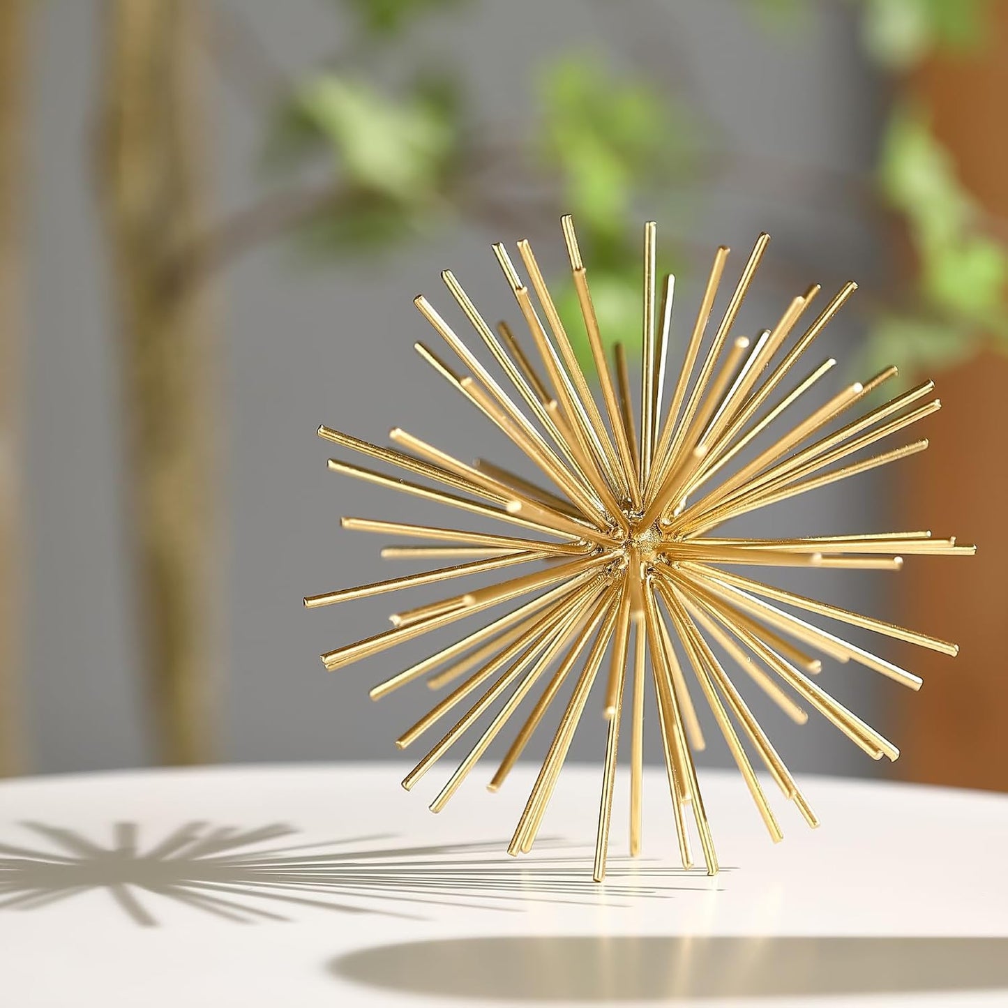 Mid-Century Modern / Gold-starburst-6 / 6 Inch