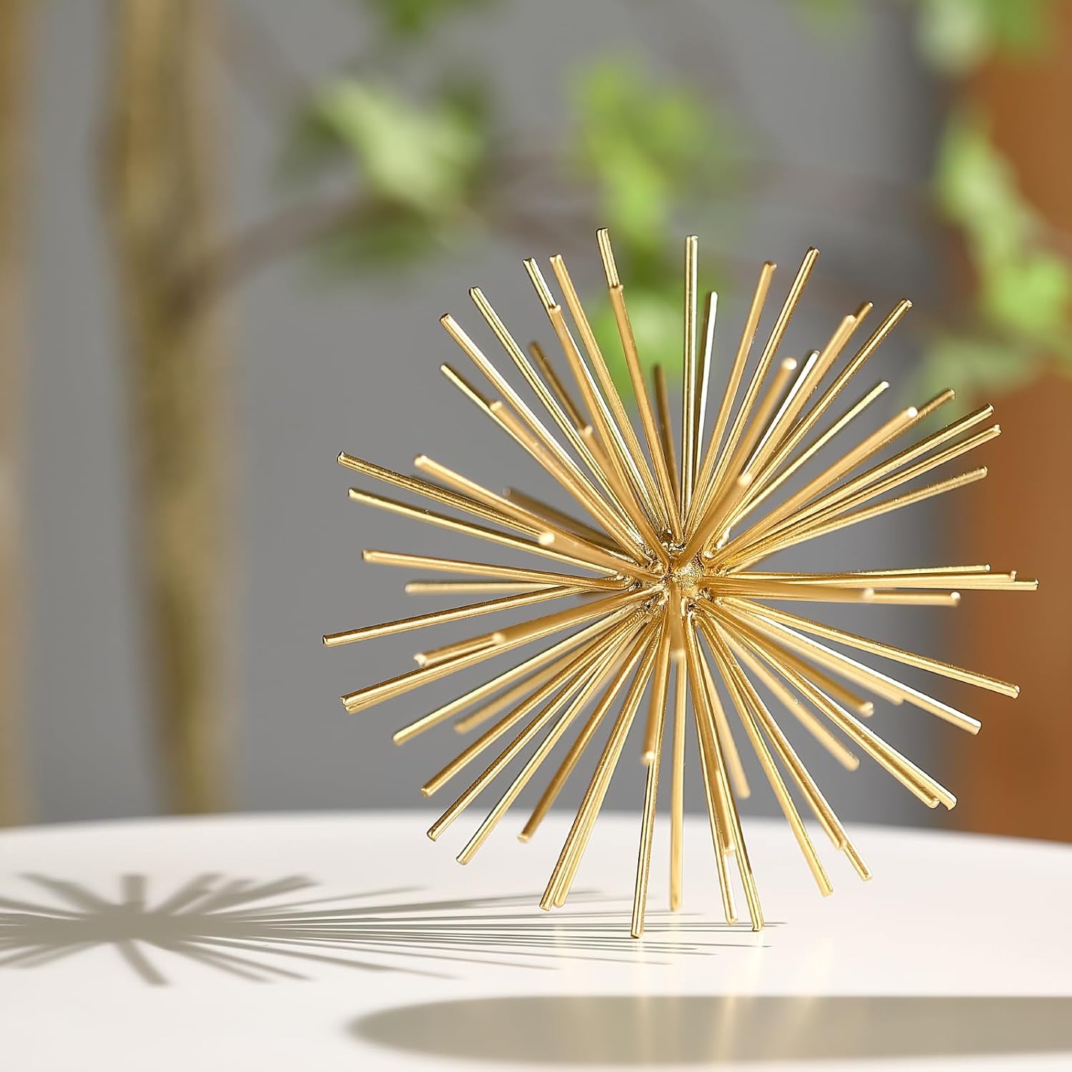 Mid-Century Modern / Gold-starburst-6 / 6 Inch