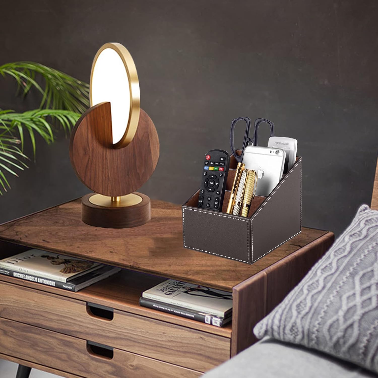 TV Remote Control Organizer/Caddy / Brown