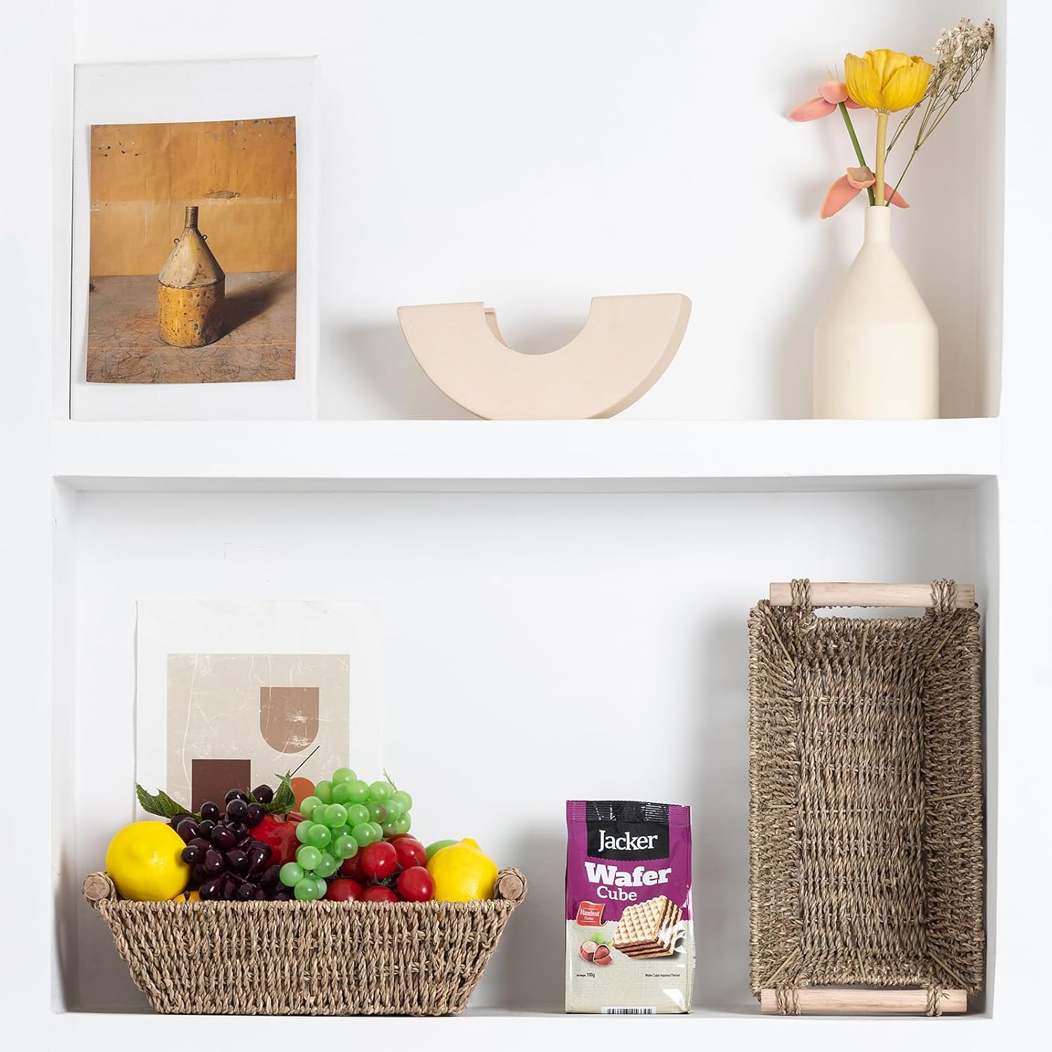 Small Wicker Baskets / Natural / Set of 4
