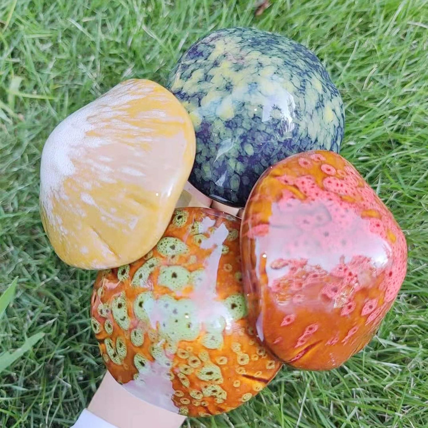 Indoor Flower pots or Outdoor Decorative Ceramic Ornaments / Set of 4