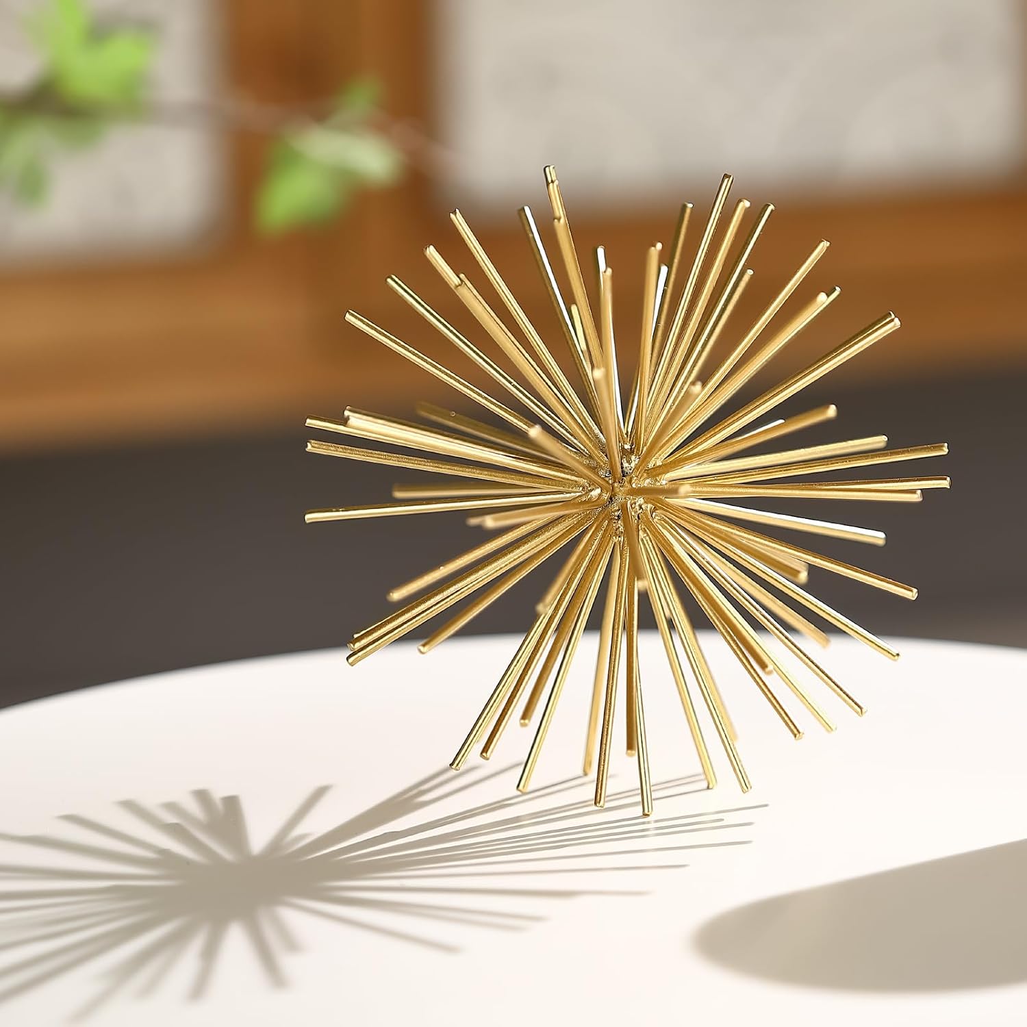 Mid-Century Modern / Gold-starburst-6 / 6 Inch