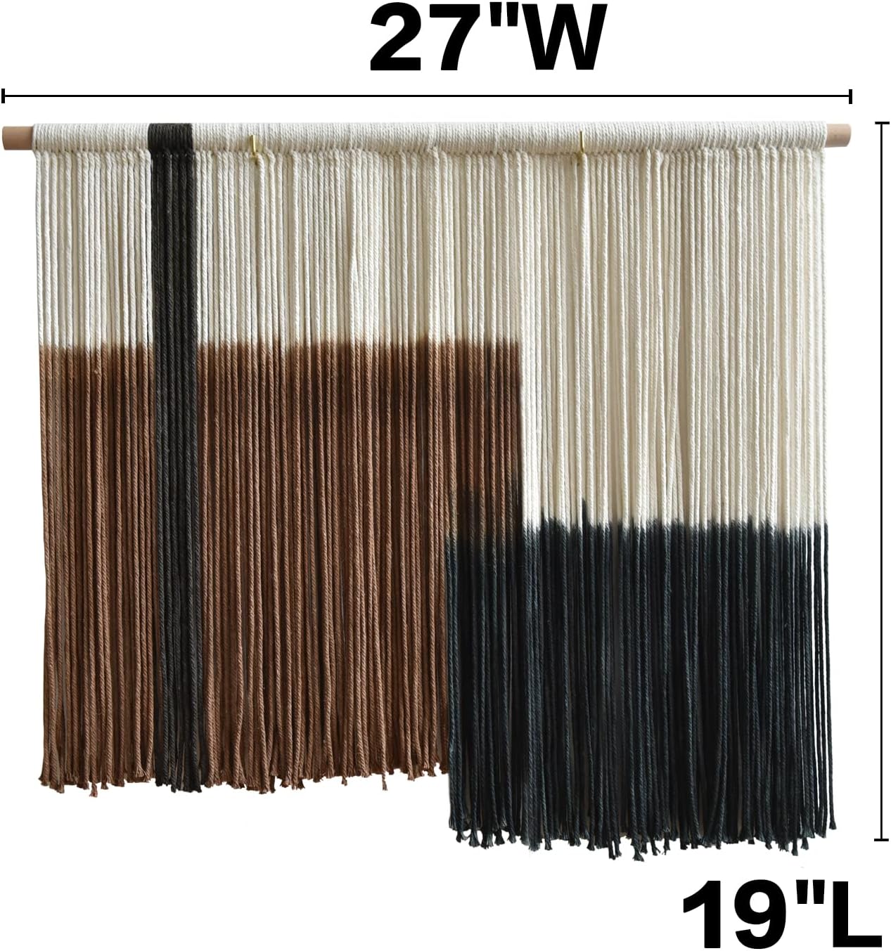 Woven Fiber Tapestry / Macrame Wall Hanging Handmade Boho Decorative Wall Art