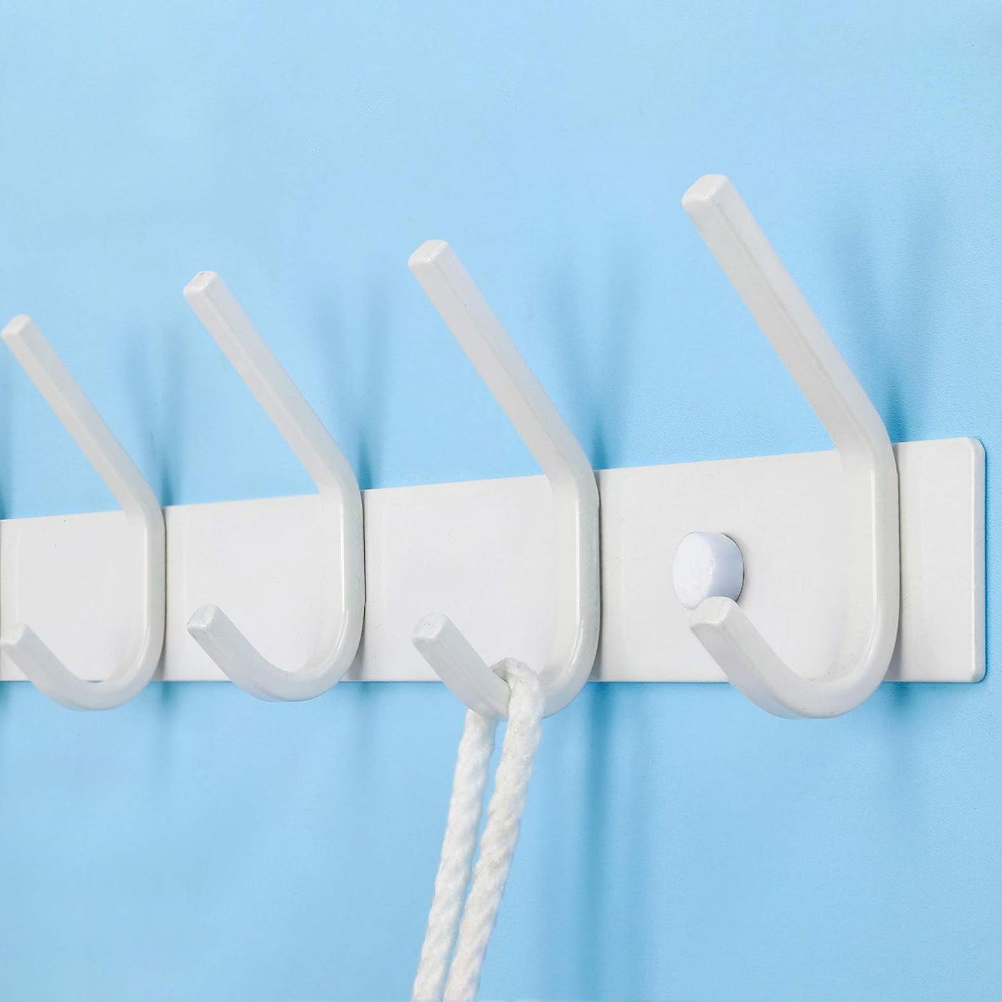 WEBI Coat Rack Wall Mounted,10 Hooks,30" Long Coat Hooks Wall Mount,Coat Hanger Wall,Hook Rack,Jacket Hooks for Hanging