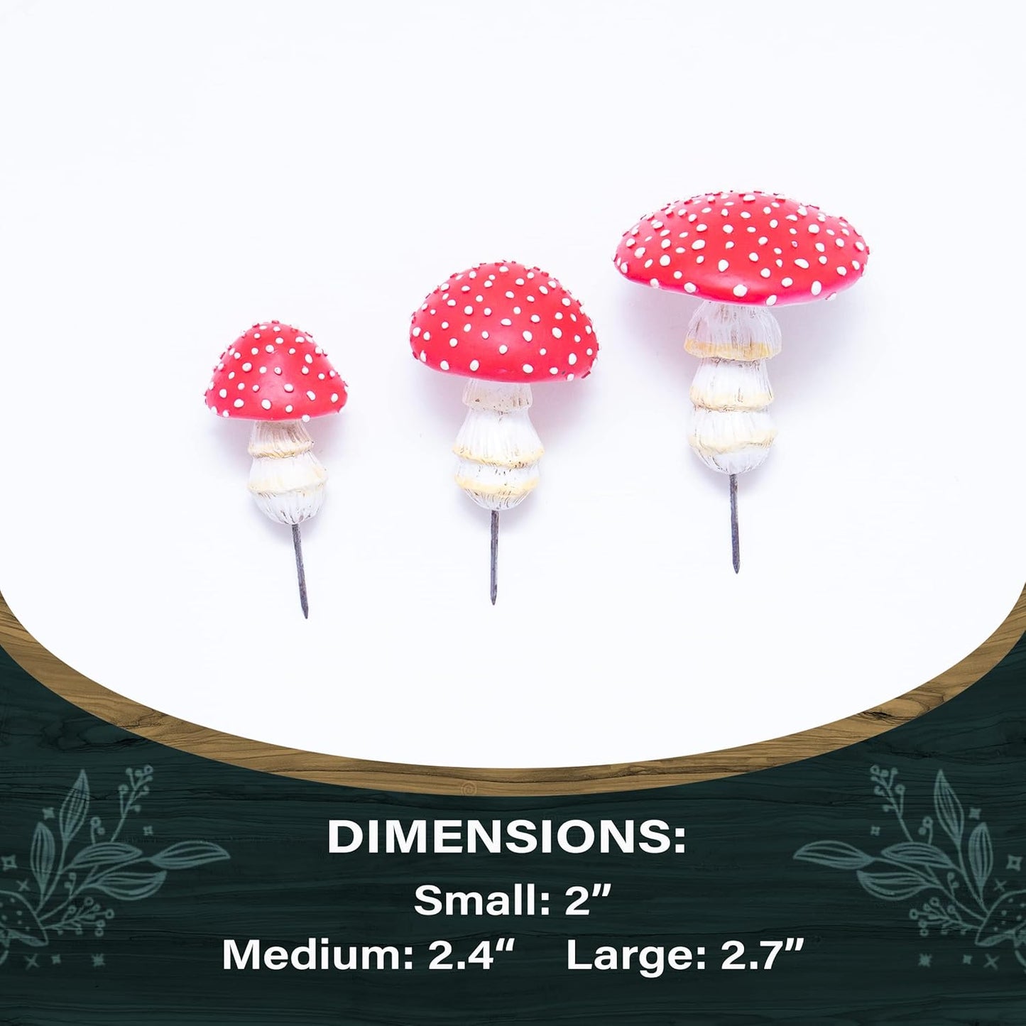 Mini Mushroom Figurines / Fairy Garden Miniatures