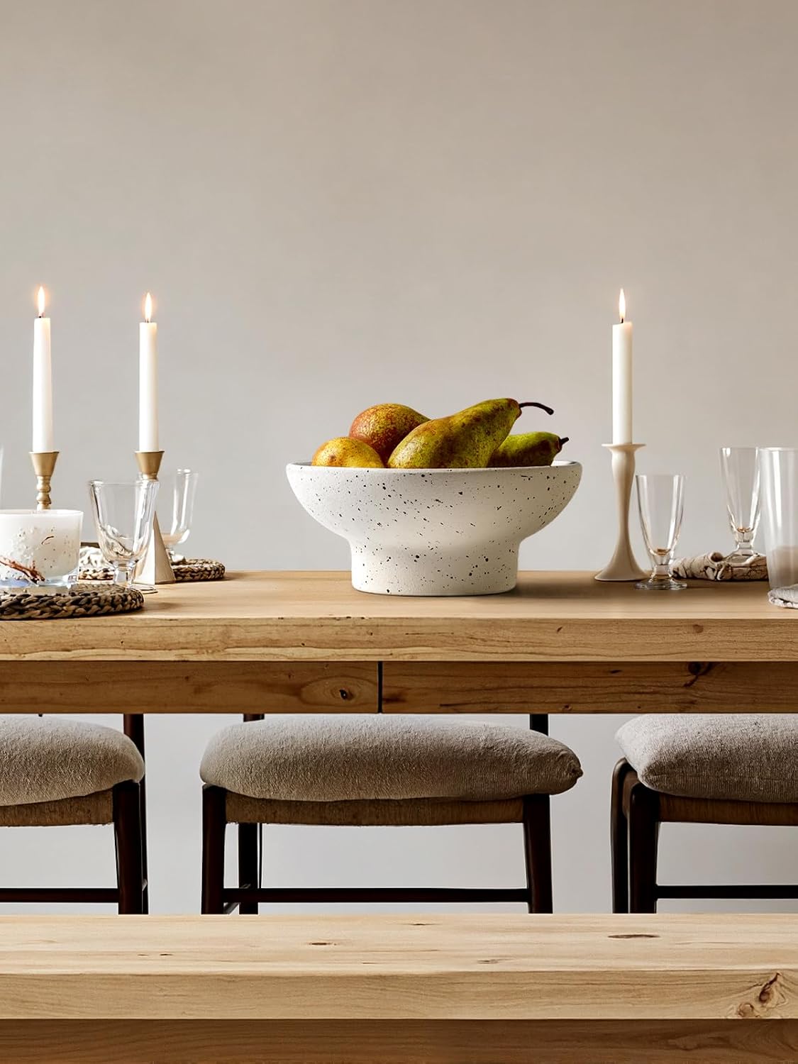 Modern Farmhouse Fruit / Speckled White