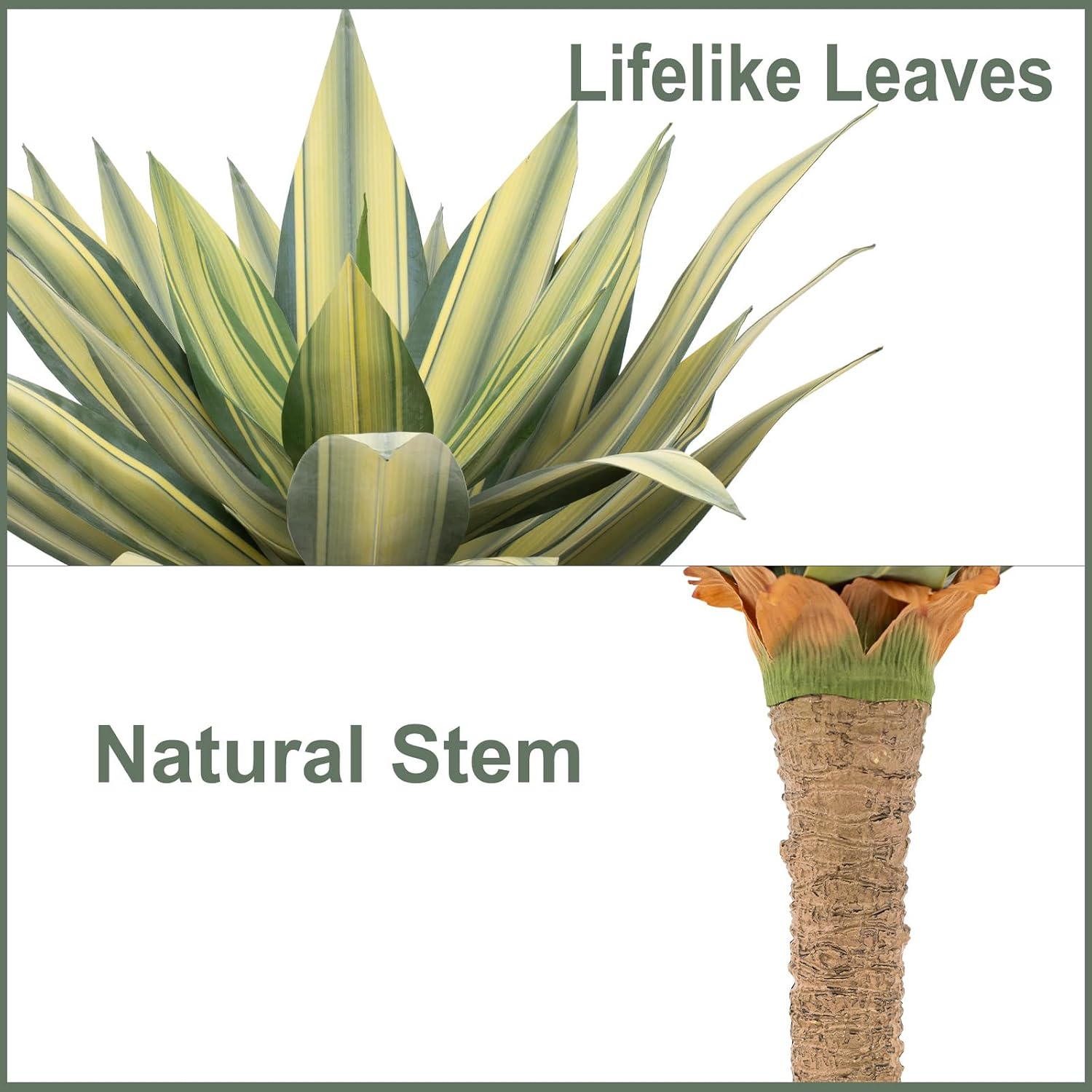 Artificial Plant Outdoor 28" Tall / Agave / Set of 28