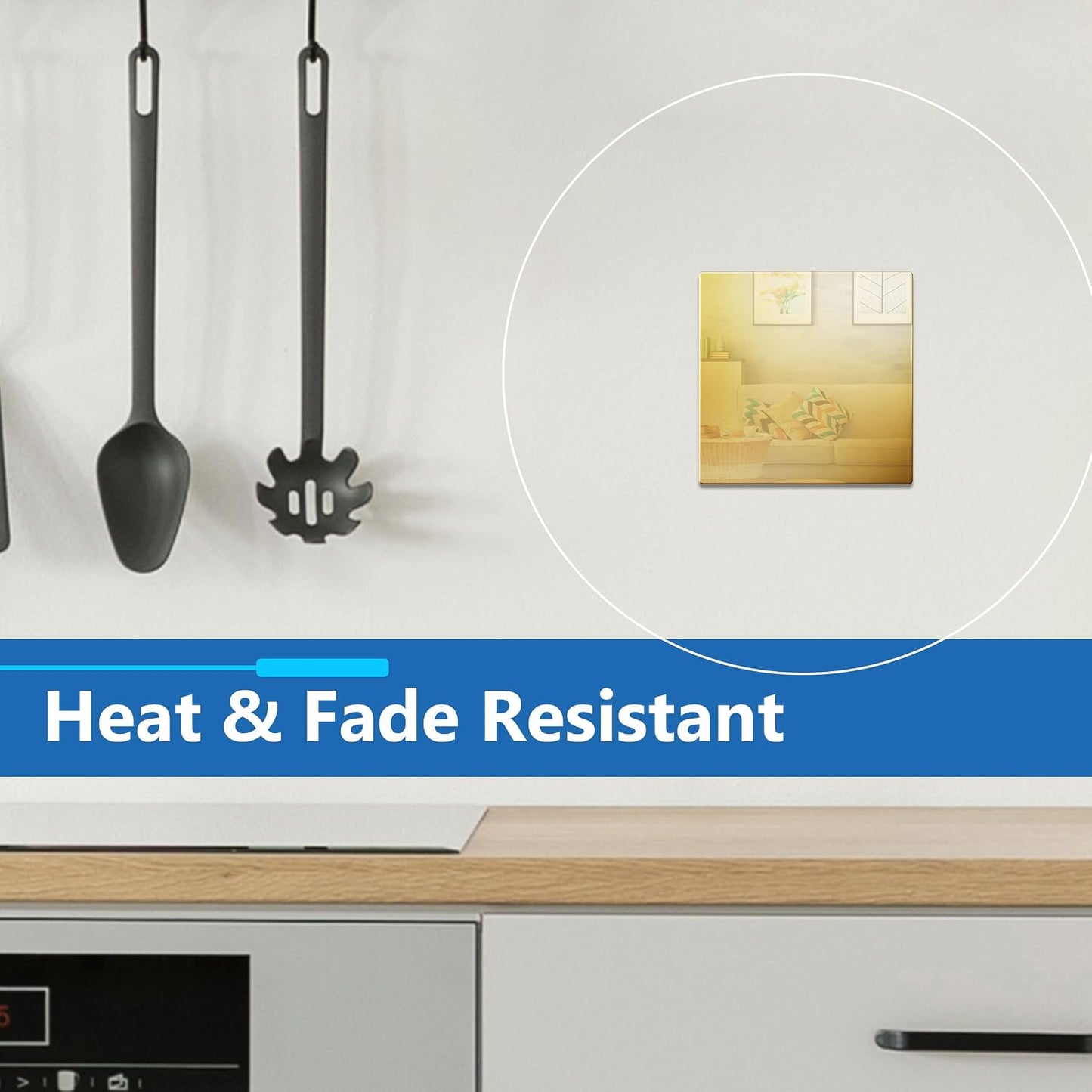 LIDER Double Blank Screwless Metal-Surface Wall Plate, Stainless Steel | Mid-Size 2-Gang 4.88” X 4.92”, Temperature And