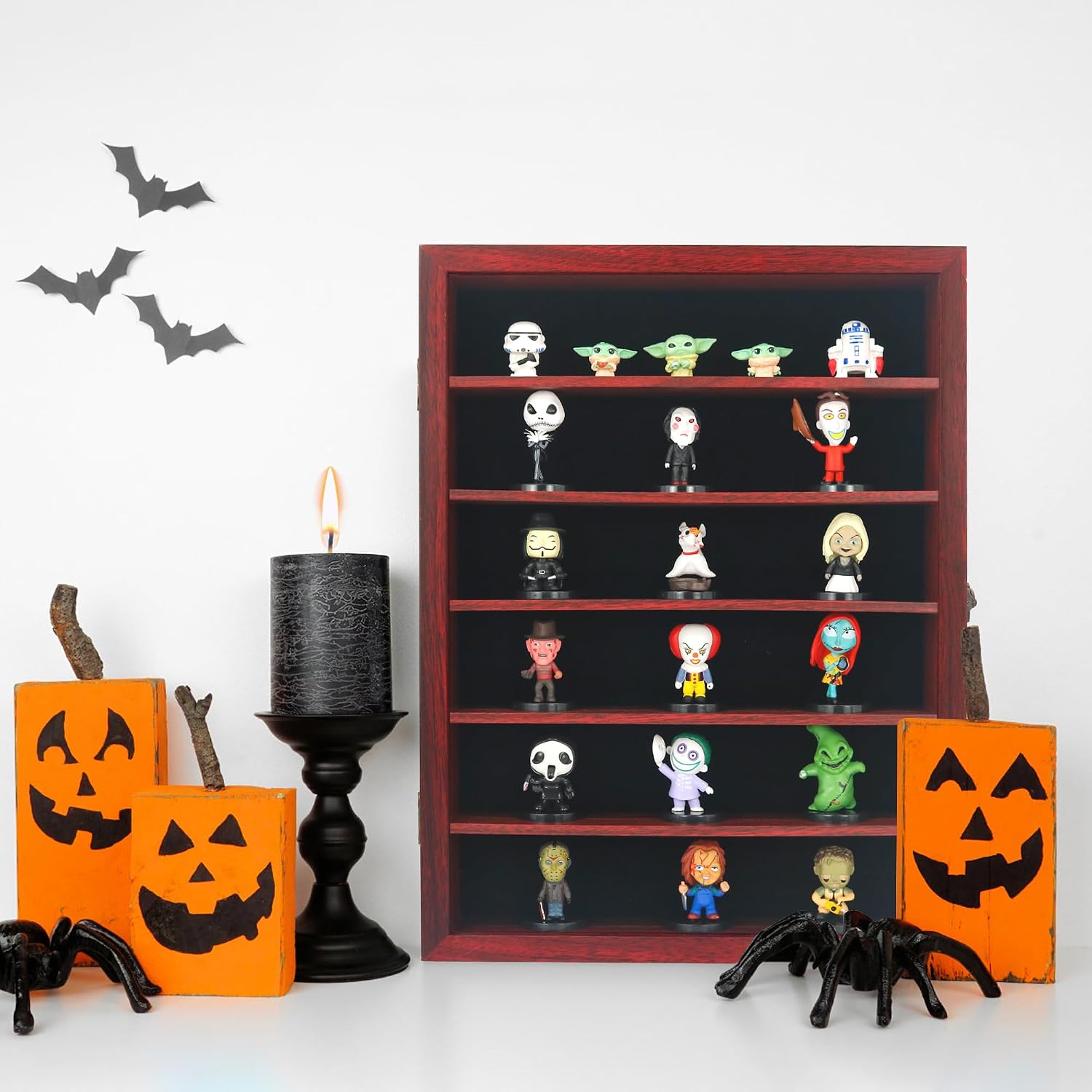 FramePro Shadow Box Frame with Removable Shelves, Deep Memory Box Display Case for Collector, Keepsake Coins Military
