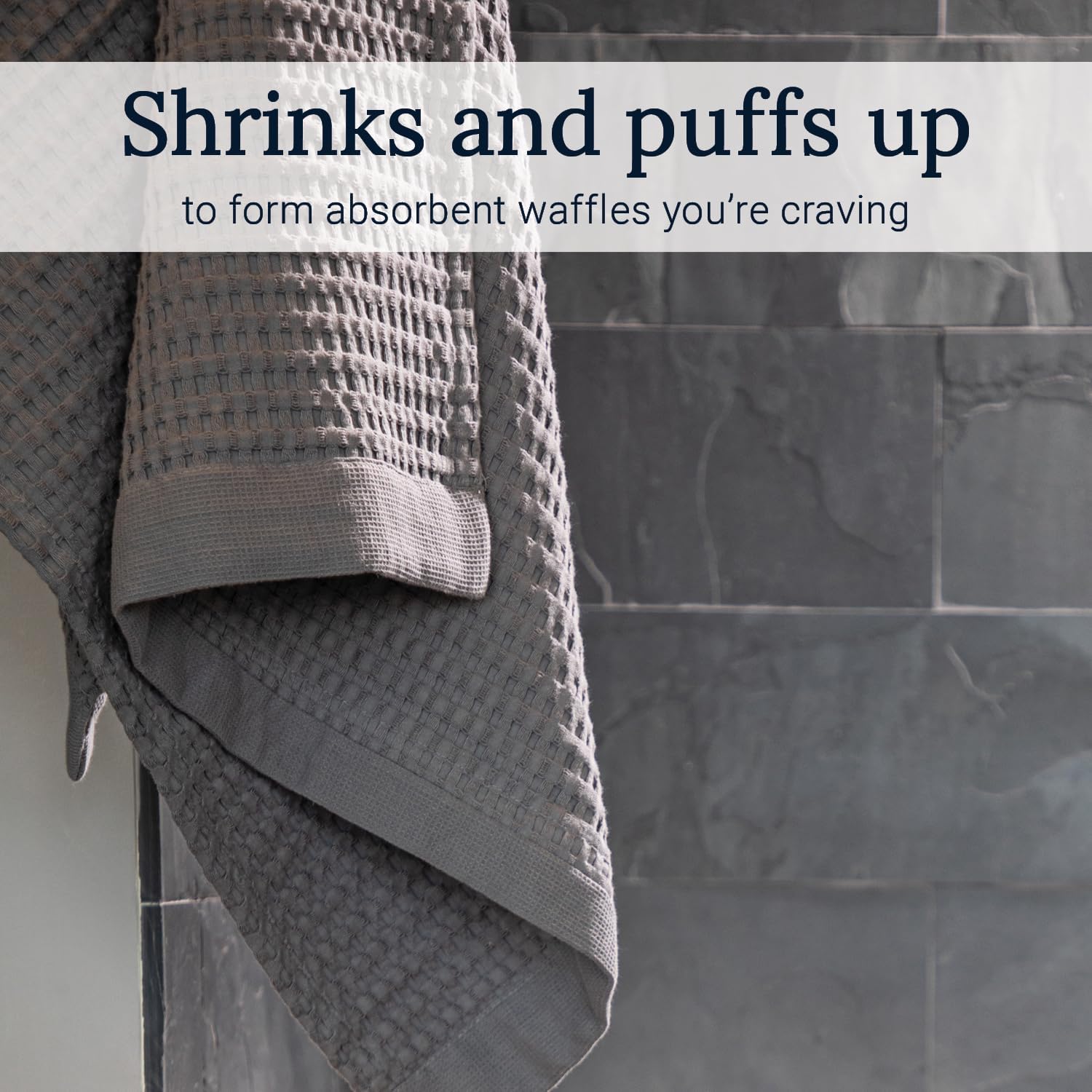 GILDEN TREE Waffle Bath Sheet Quick Dry Towel, Thin Luxury Bath Towels, Bath Sheets 40x80 Large Bath Towels, Modern