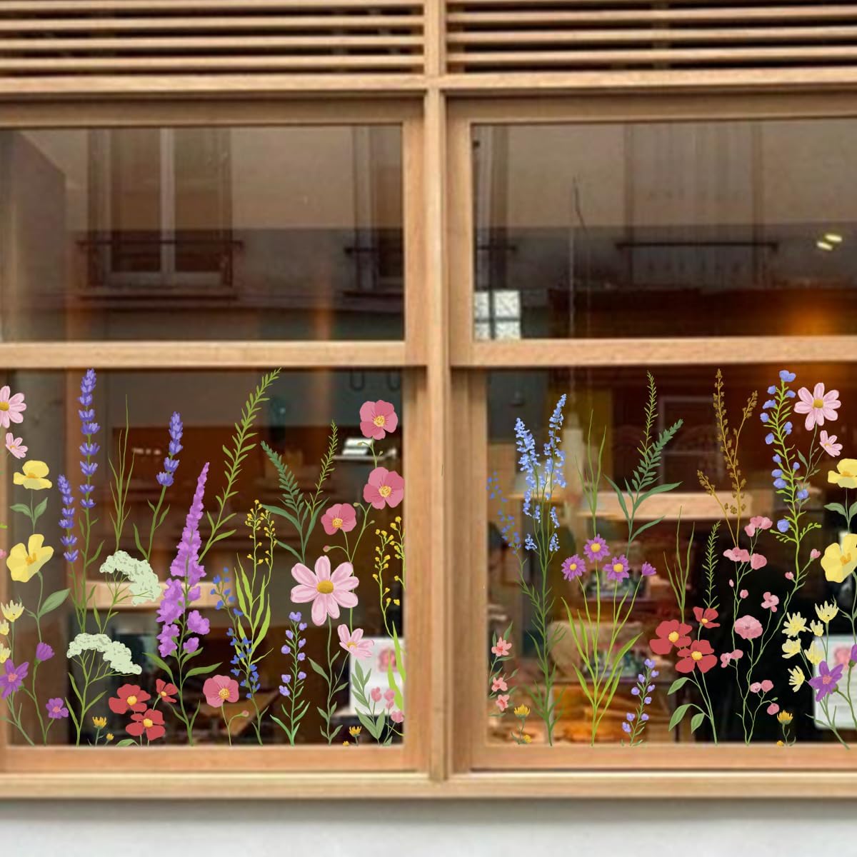 Wildflower Wall Stickers Decal / 30 Cm x 60 Cm / Wt-hu0006-3