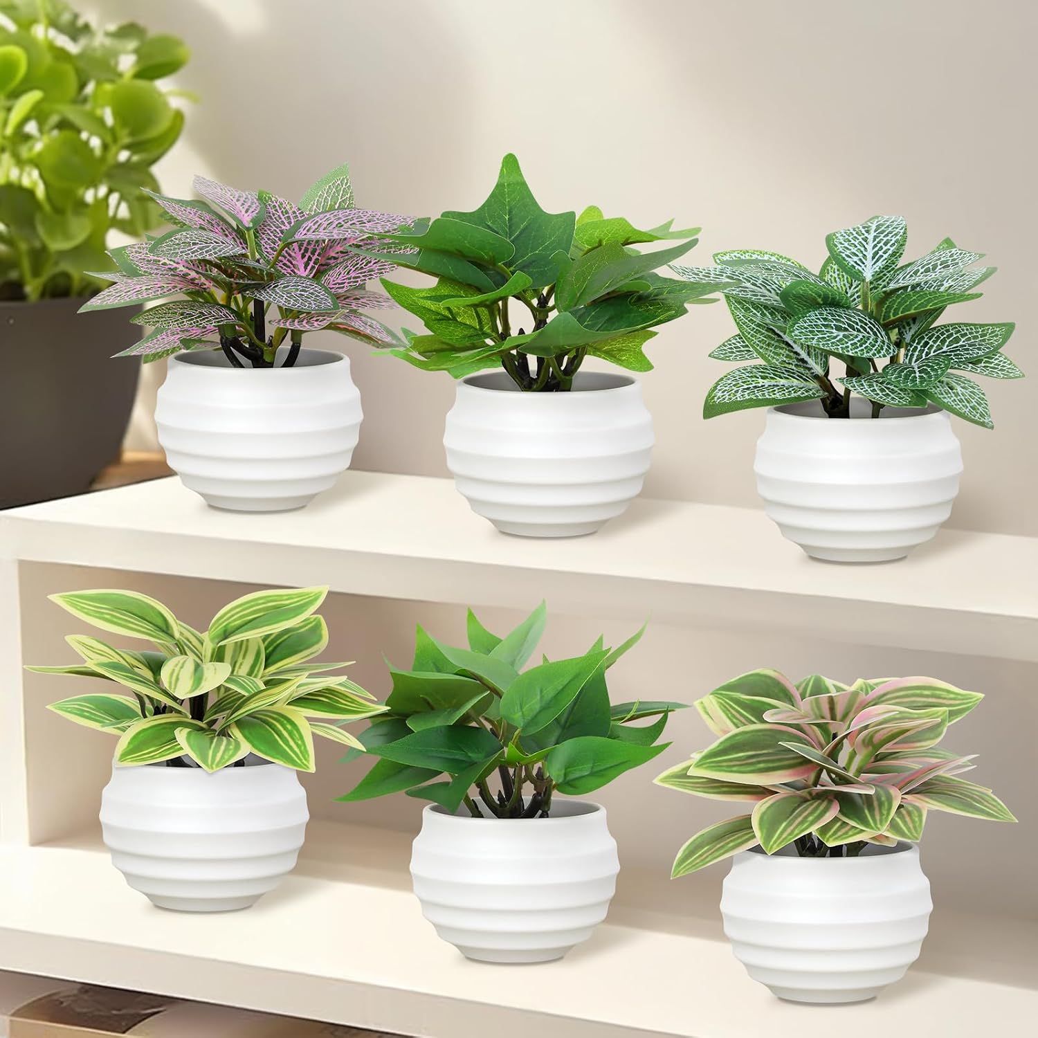 Artificial Potted Plants / Set of 6
