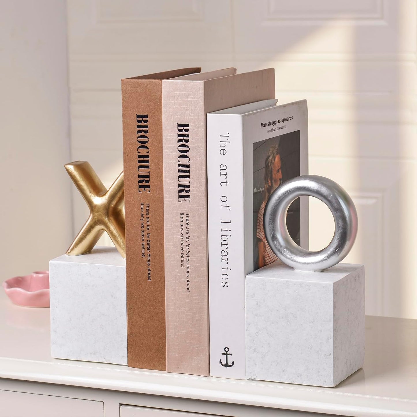 Modern Decorative Bookends / Xo