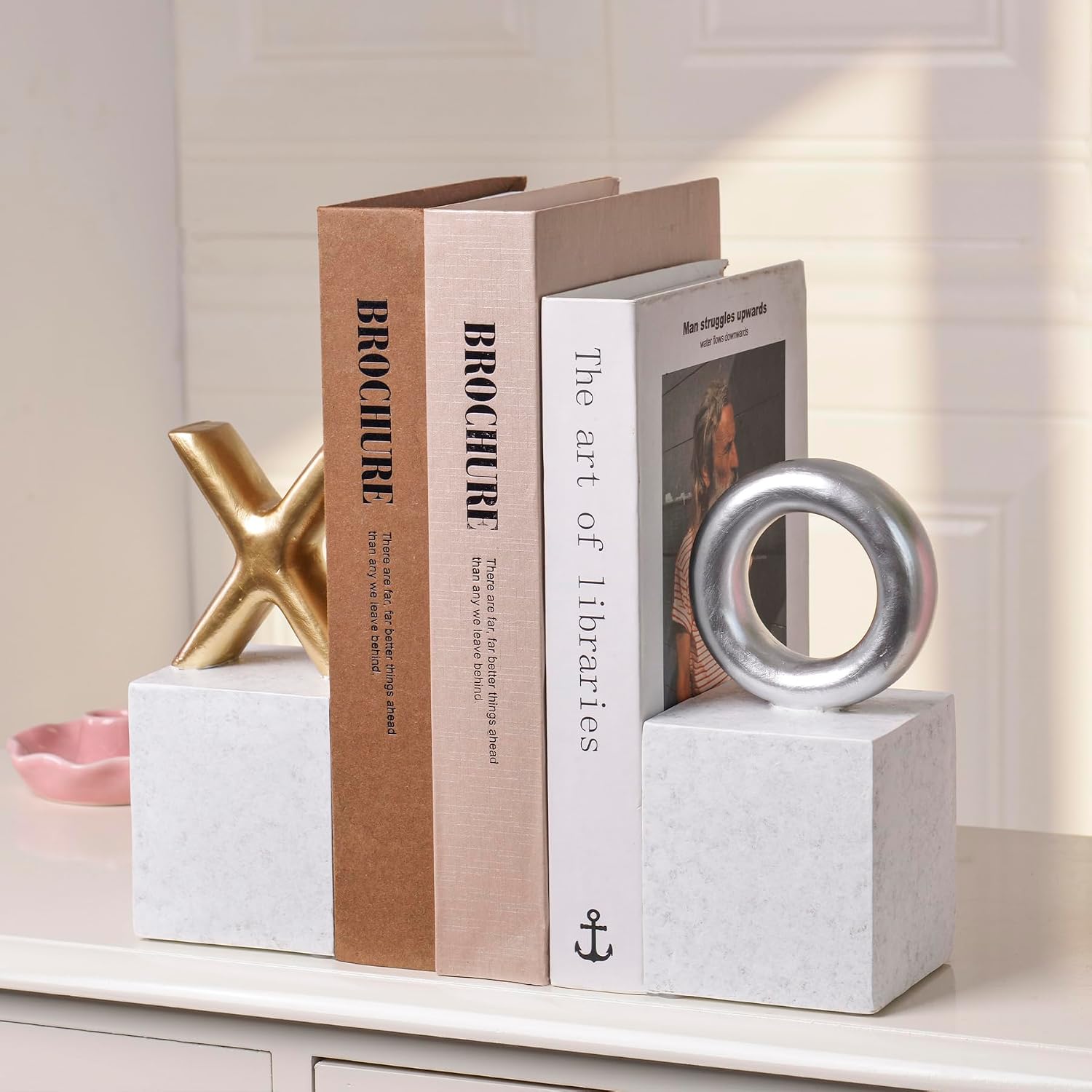 Modern Decorative Bookends / Xo