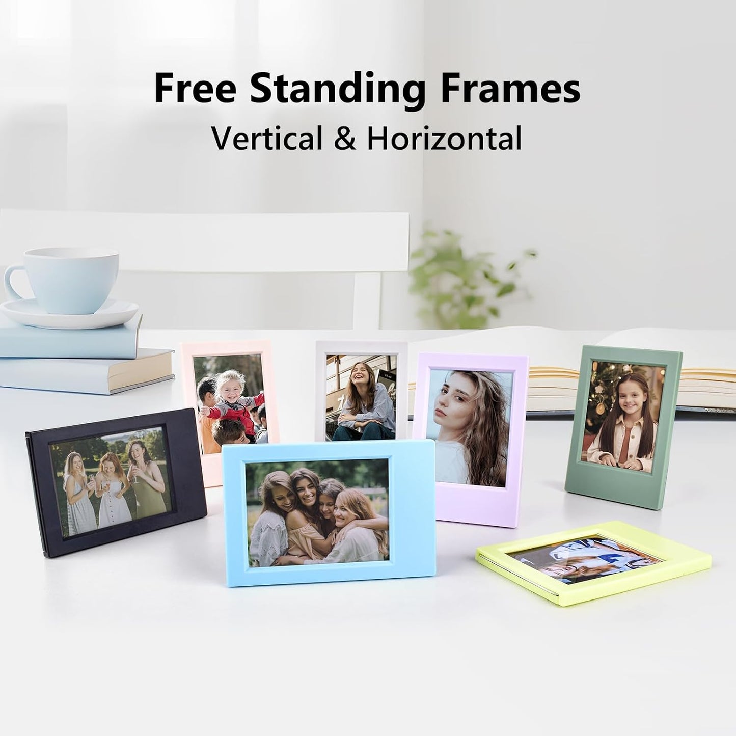 Mini Photo Frame for Instax Mini / 7-mixed Colors / 2 x 3 / Photo Frames - Tabletop