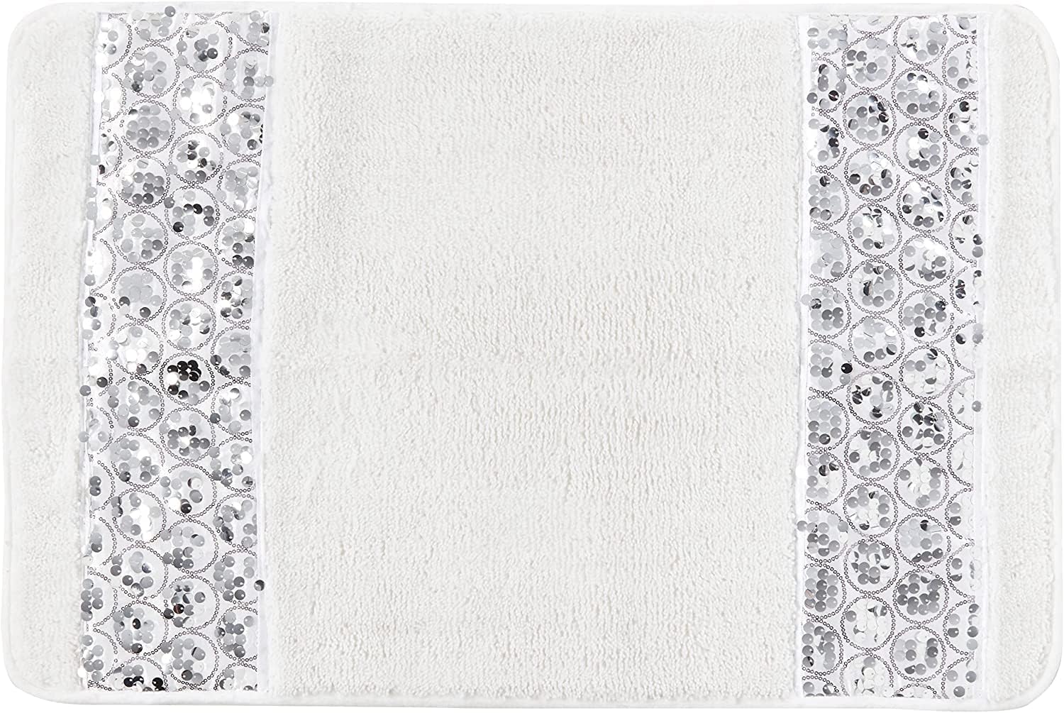 Zahari Home Sinatra Modern Bathroom Rug Classic Luxury Bath Rug Contemporary Decor Stylish Bath Mat for Shower Unique