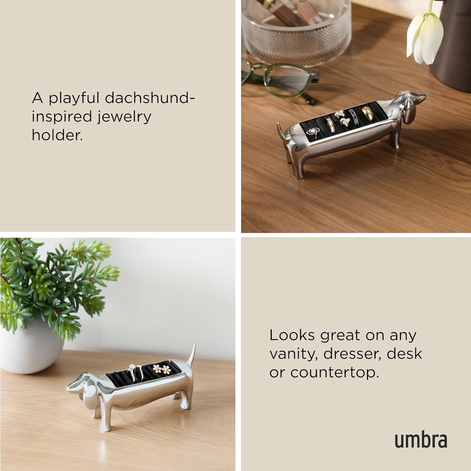 Dachsie Ring Holder / Gift for Weiner Dog Dachshund Doxie Lover