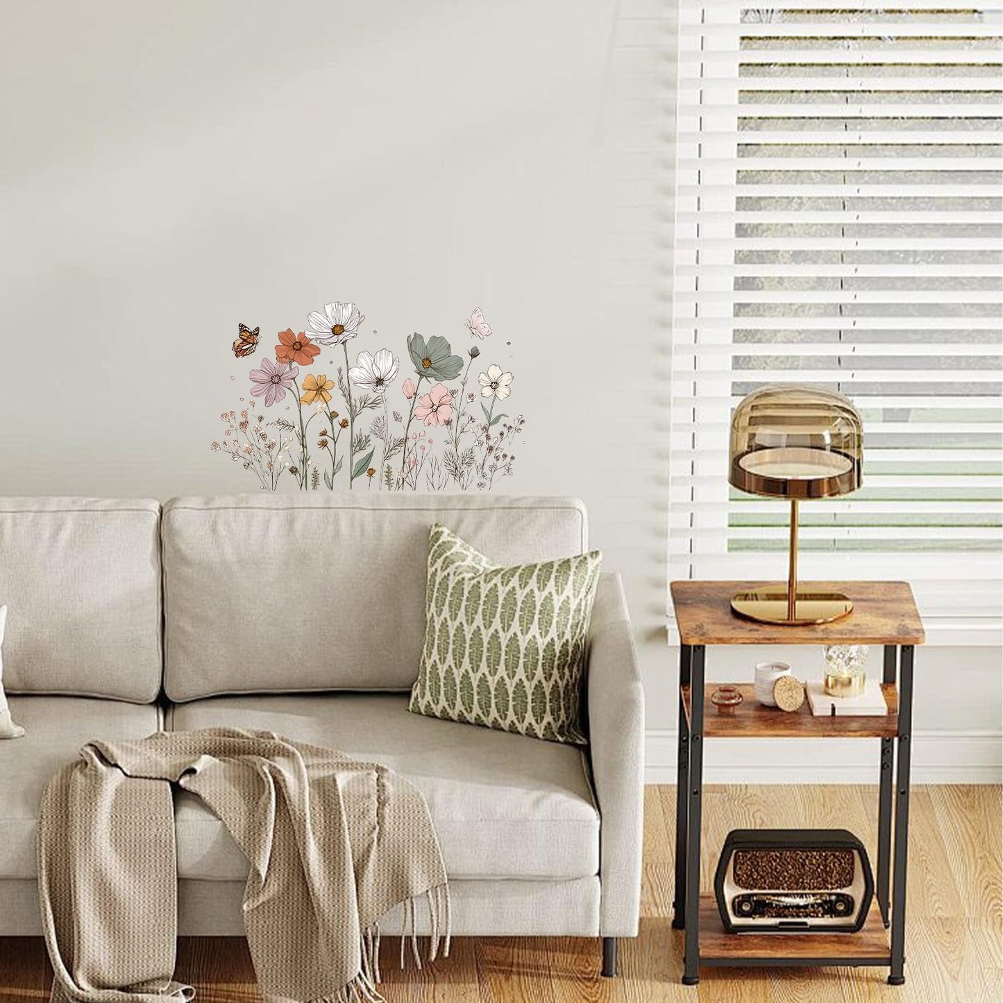 Minimalist Wildflower Wall Stickers / #27