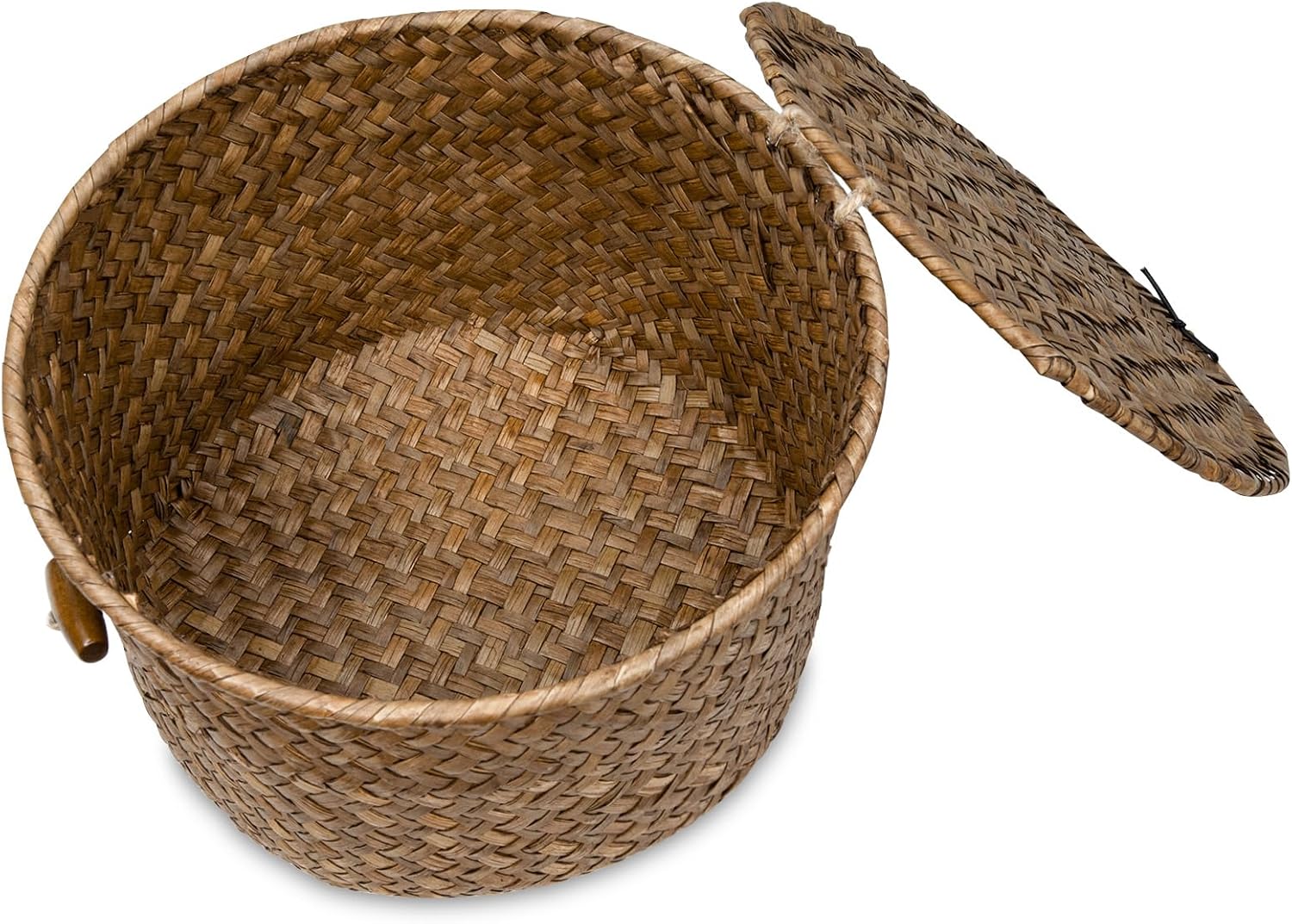 Seagrass Handmade Basket / Coffee / 7 Inch