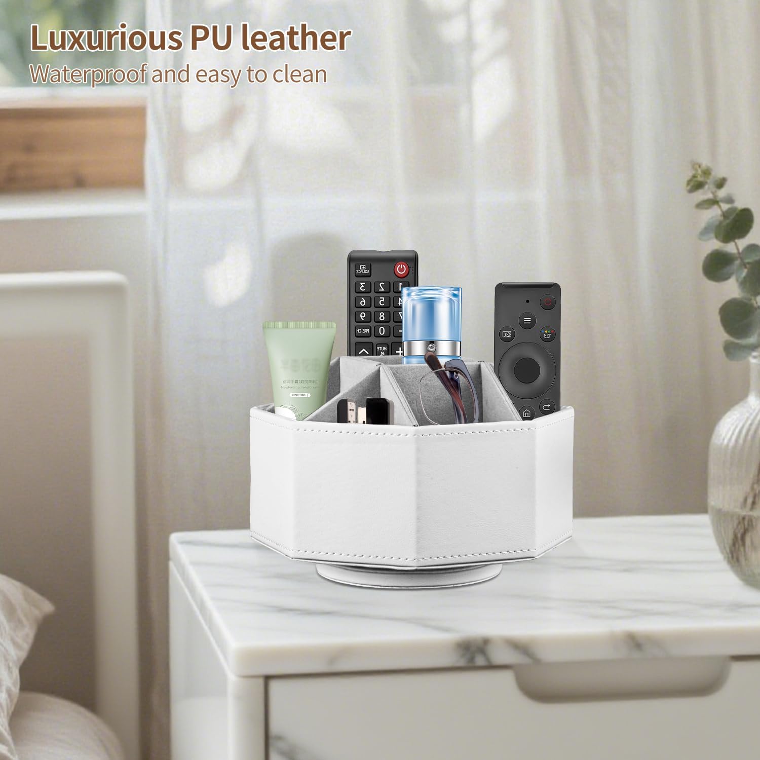 Swivel Remote Control Holder / Small / White