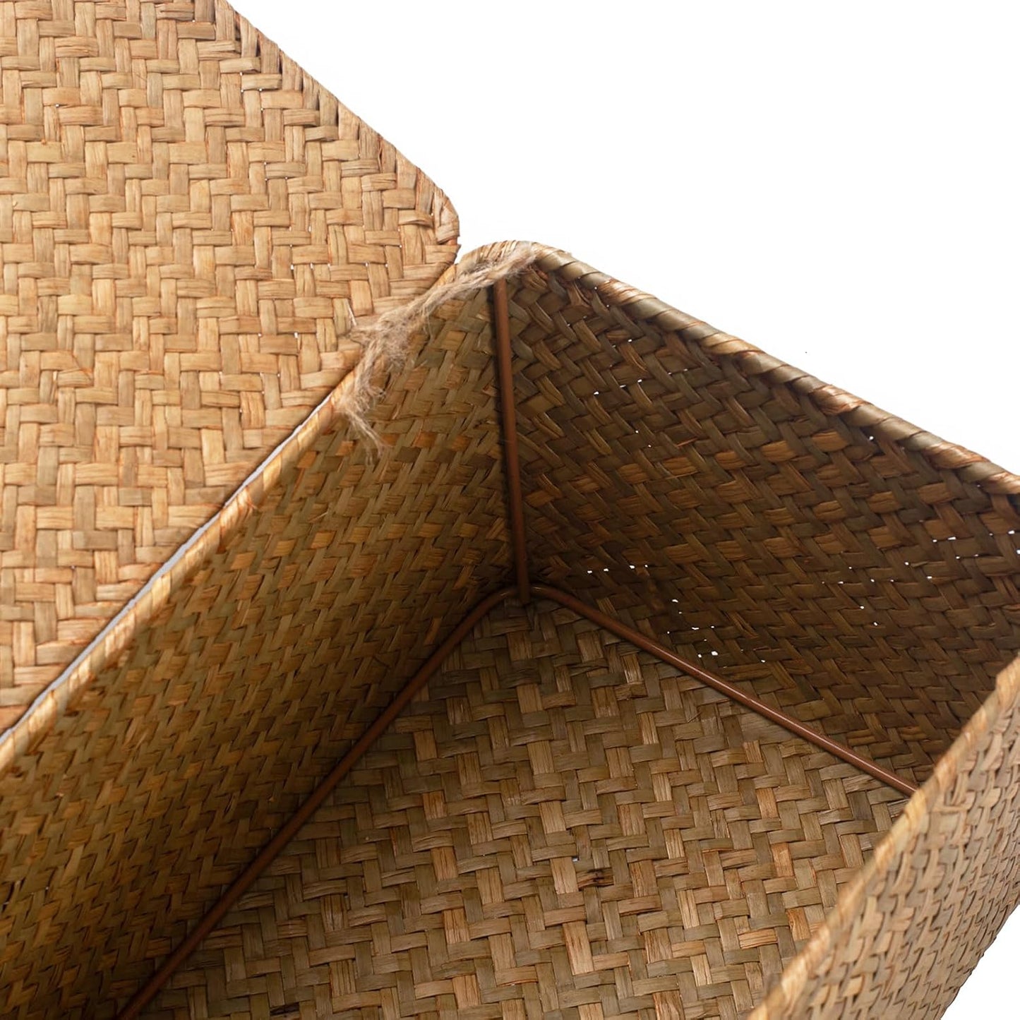 Wicker Basket / Seagrass Storage Basket / Natural