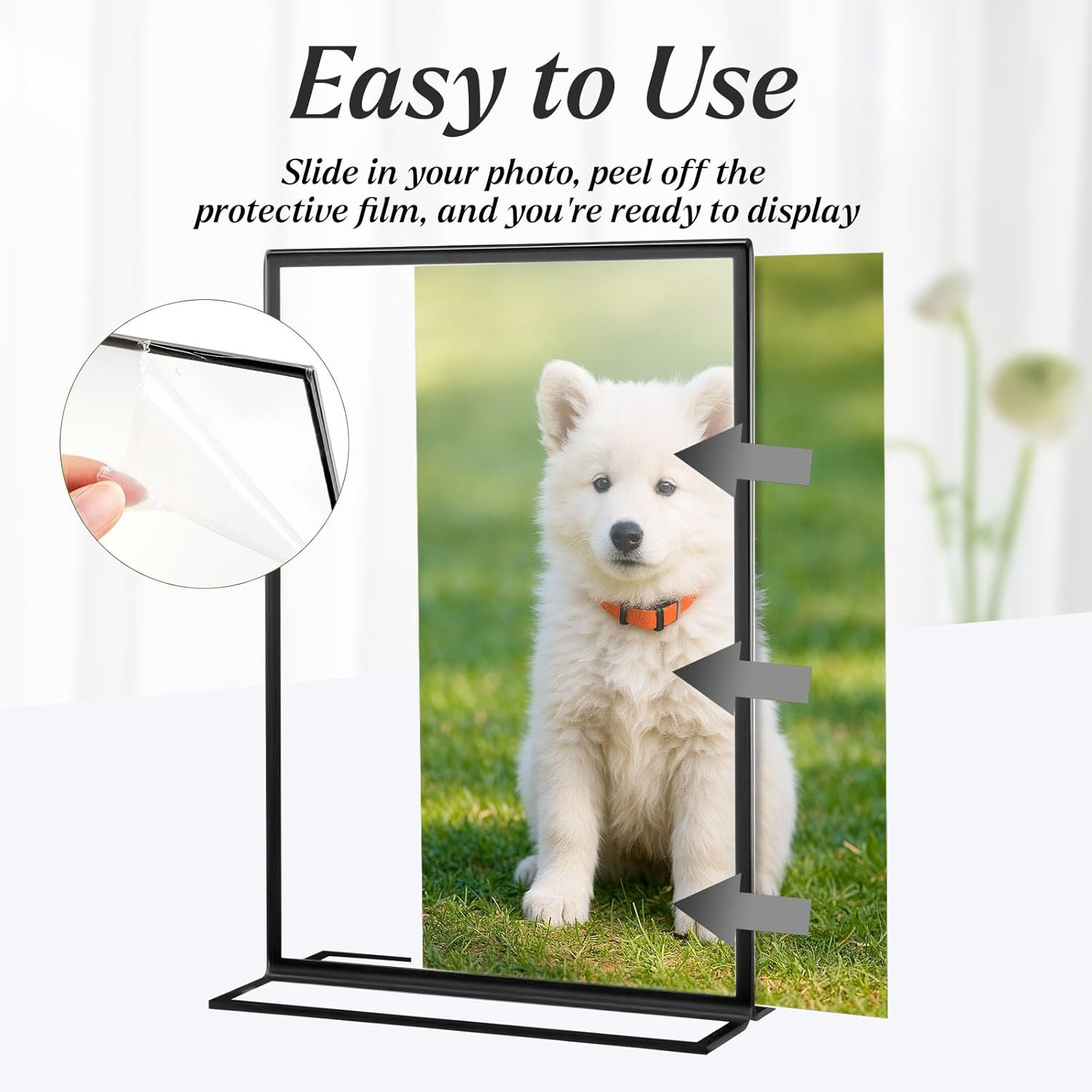 Acrylic Sign Holders / 5 x 7 / Inch-vertical / Clear / Set of 10