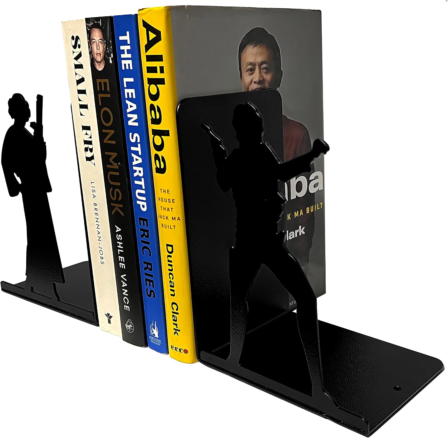 Decorative Metal Bookend / 5.9 x 3.9 x 3.14