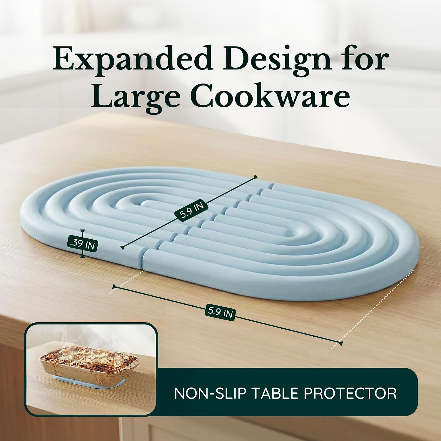 Non-Slip Pot Holders / Sky Blue