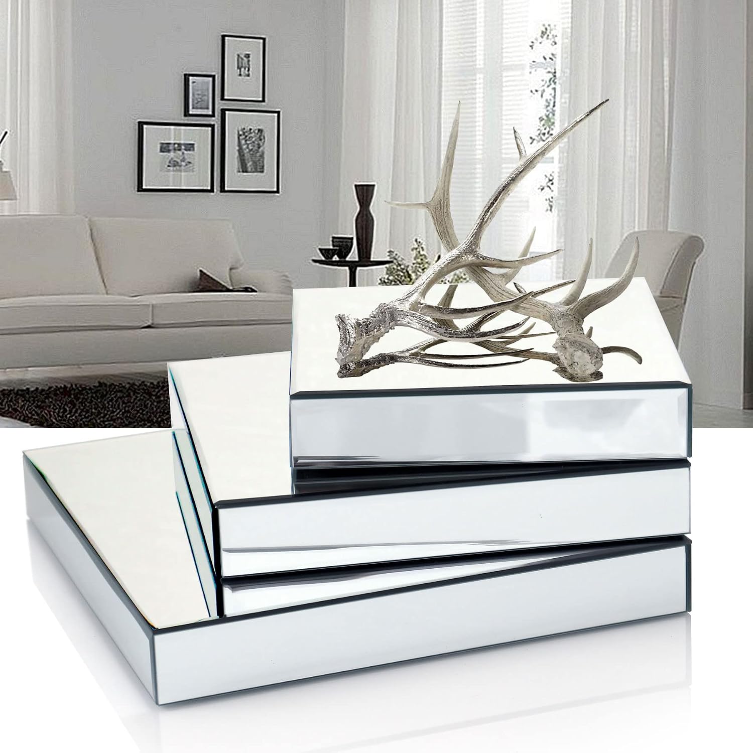 Mirror Display Riser Stands / Square 3PC / Set of 3