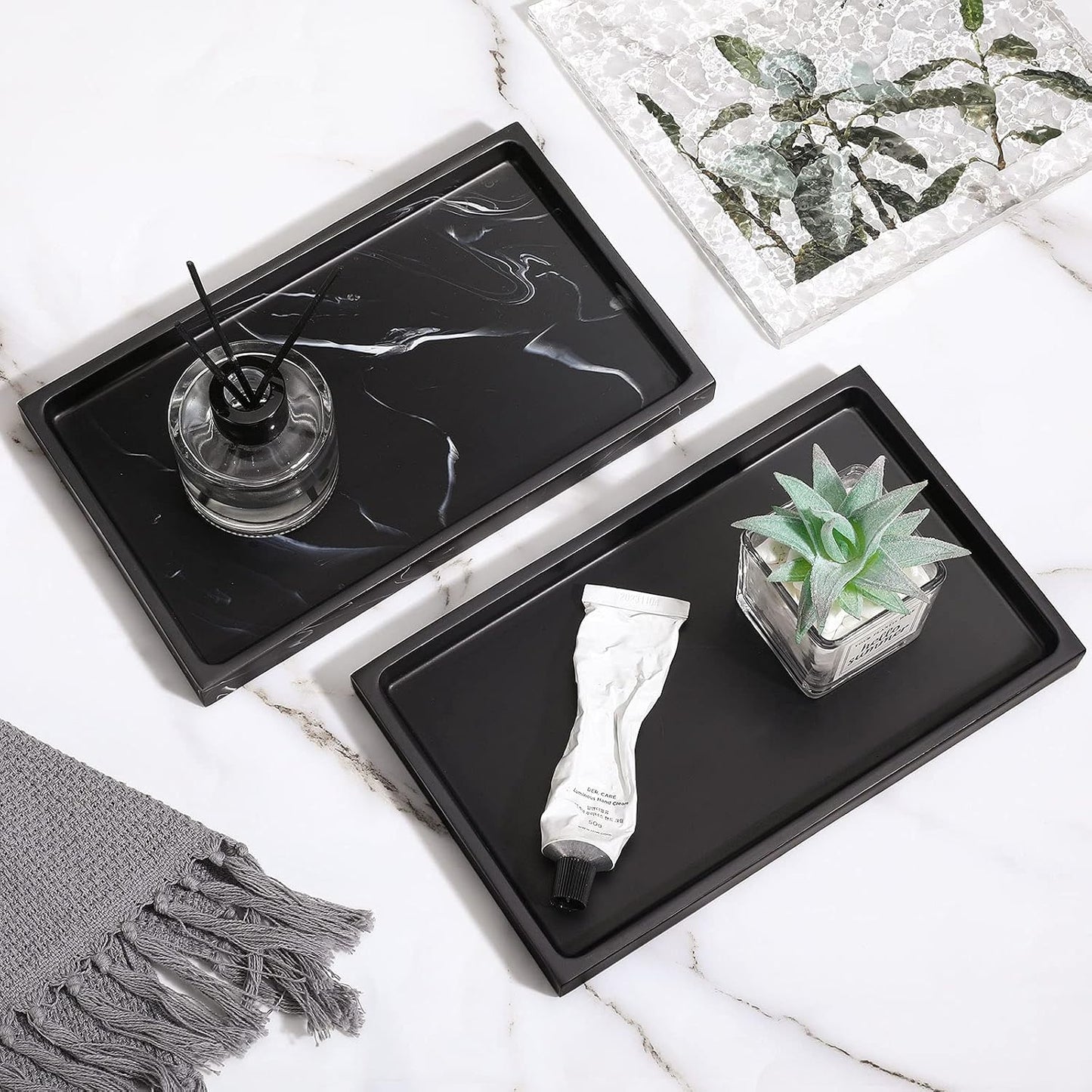 Bathroom Vanity Tray / Ink Black / M