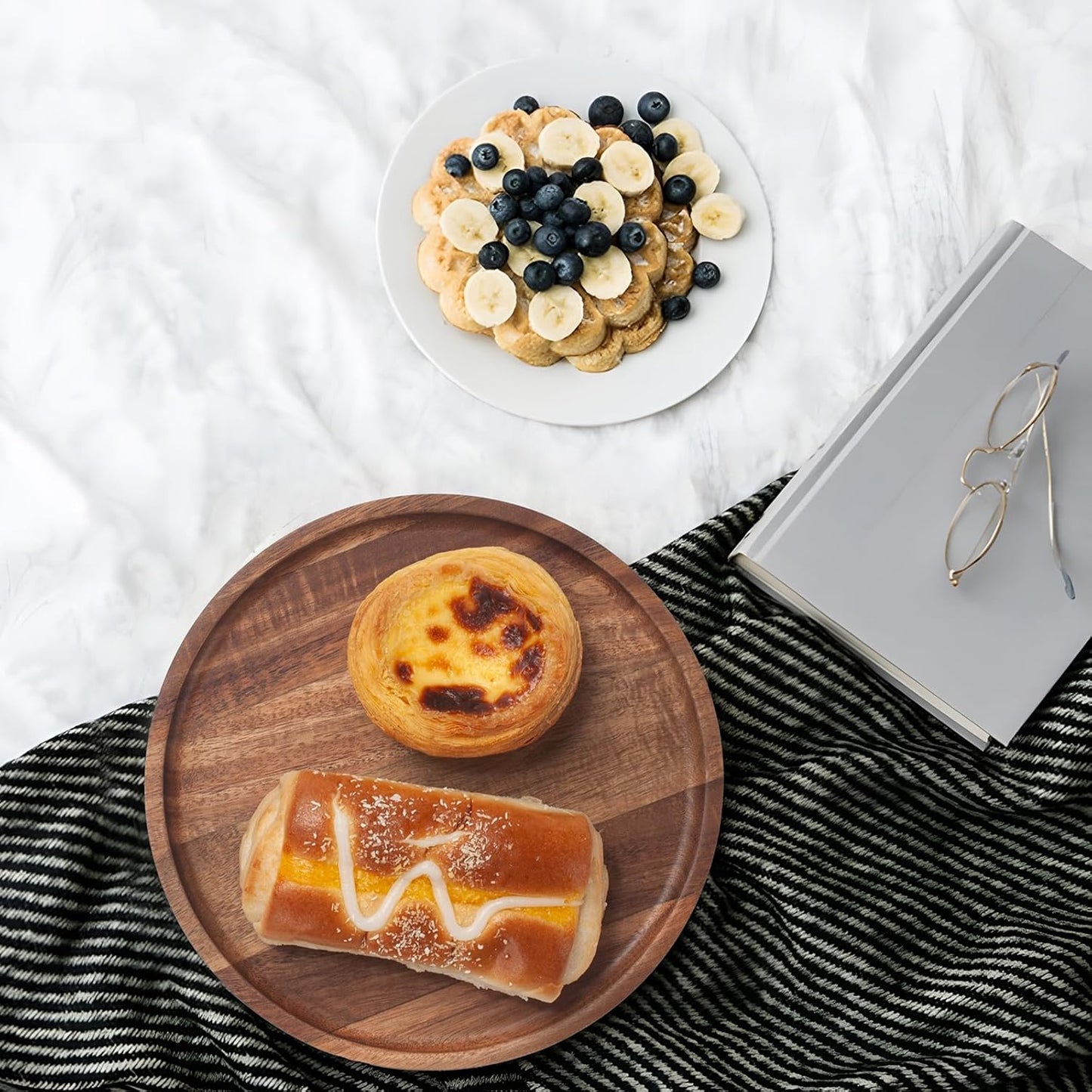 Round Wood Tray / 7.9