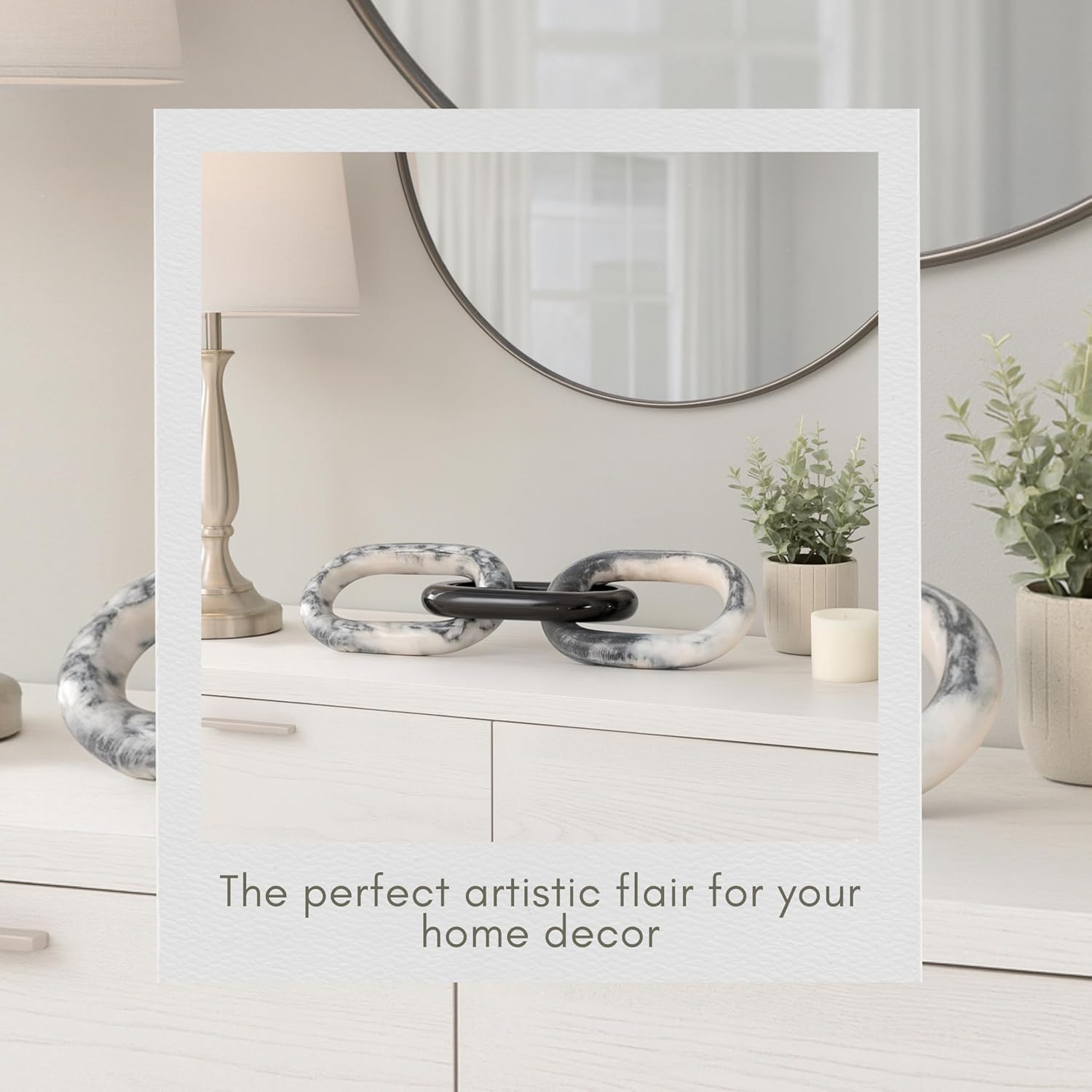 Modern Home Decor Accent / Black/white